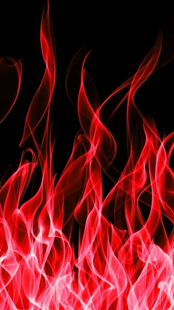 A Beautiful Abstract Of A Burning Fire Background
