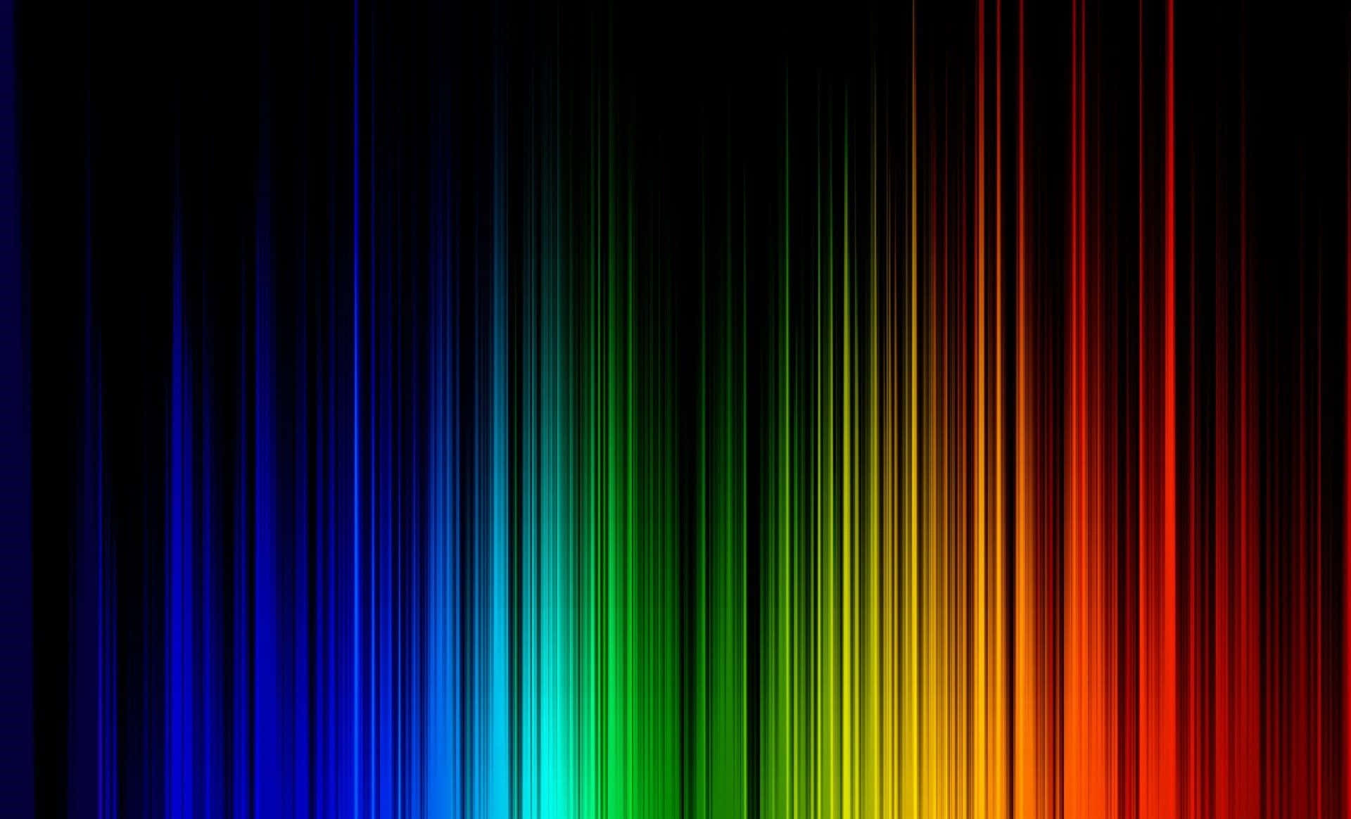 A Beautiful Black Rainbow Encircles The Sun. Background