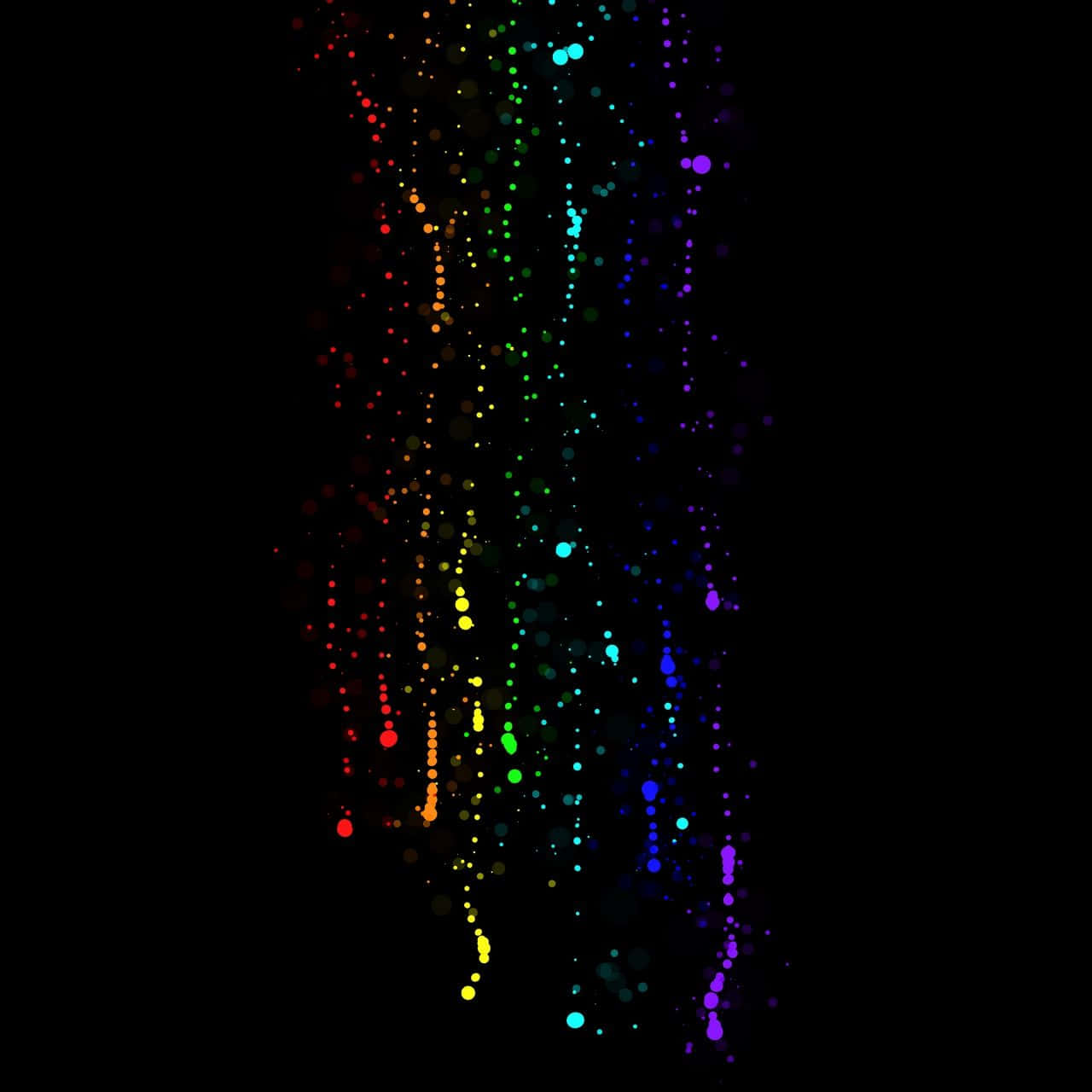 “a Beautiful Black Rainbow Over An Island” Background