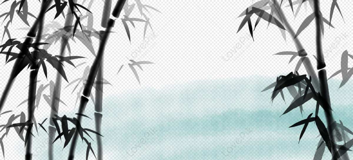 A Beautiful Chinese Bamboo Garden Background