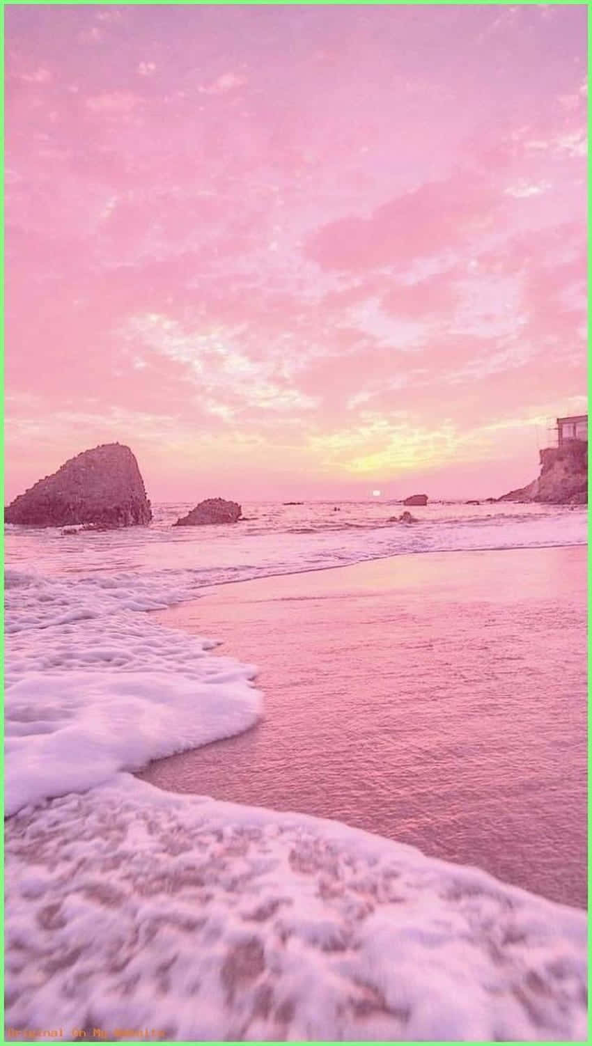 A Beautiful Combination Of Soft Pink And Purple Background
