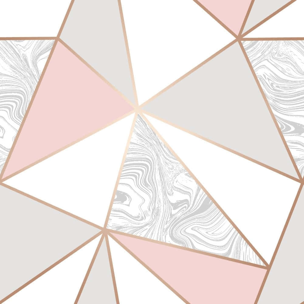 A Beautiful Gradient Of Light Pink And Gold Background