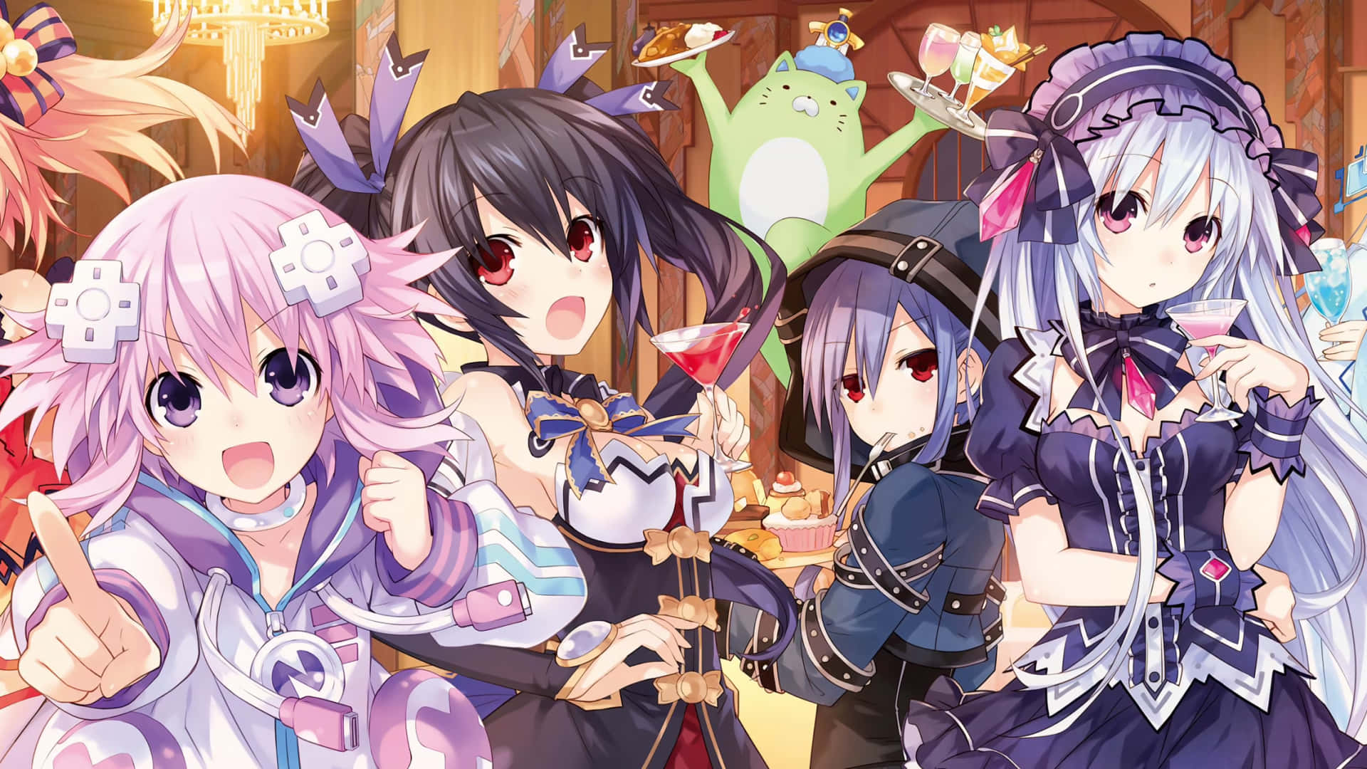 A Beautiful Hd Wallpaper Of Hyperdimension Neptunia