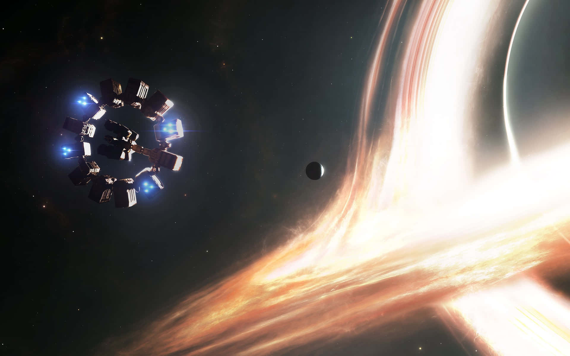 A Beautiful Hubble Space Telescope Image Of The Distant And Mysterious Interstellar Black Hole Background