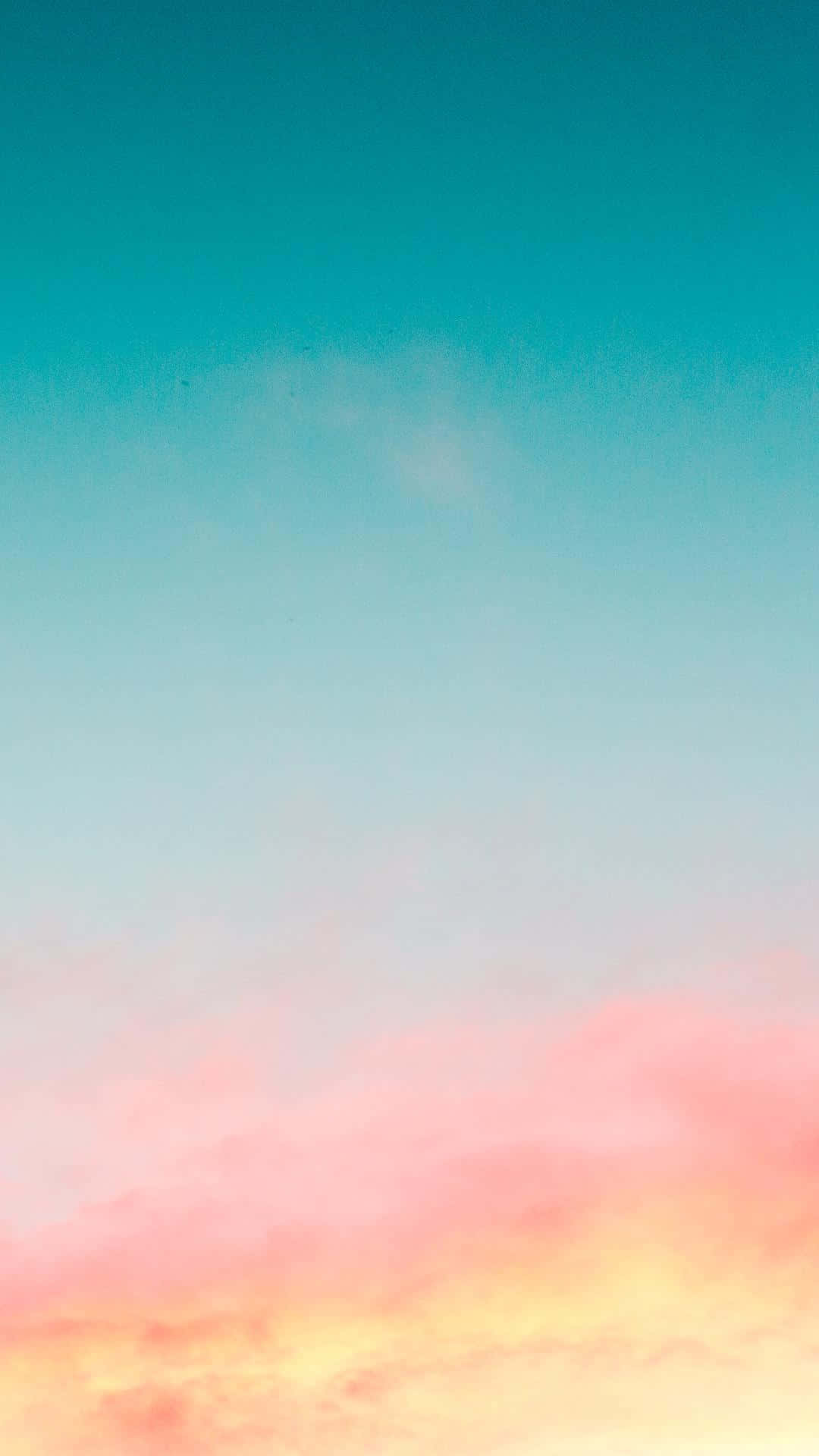 A Beautiful Landscape Of A Single Color Background