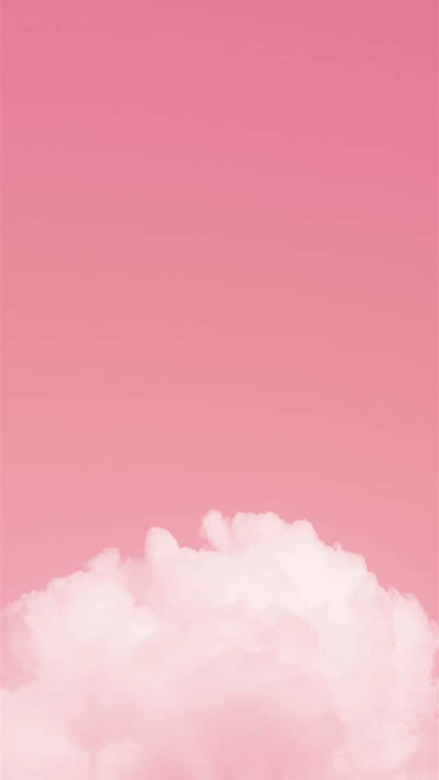 A Beautiful Light Pink Iphone In All Its Glory Background