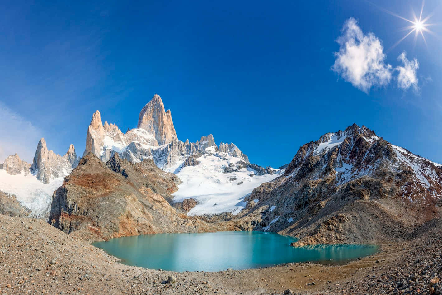 A Beautiful Paradise Of El Chalten Background