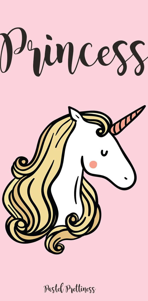 A Beautiful Pastel Unicorn, Ready And Waiting For A Magical Adventure Background