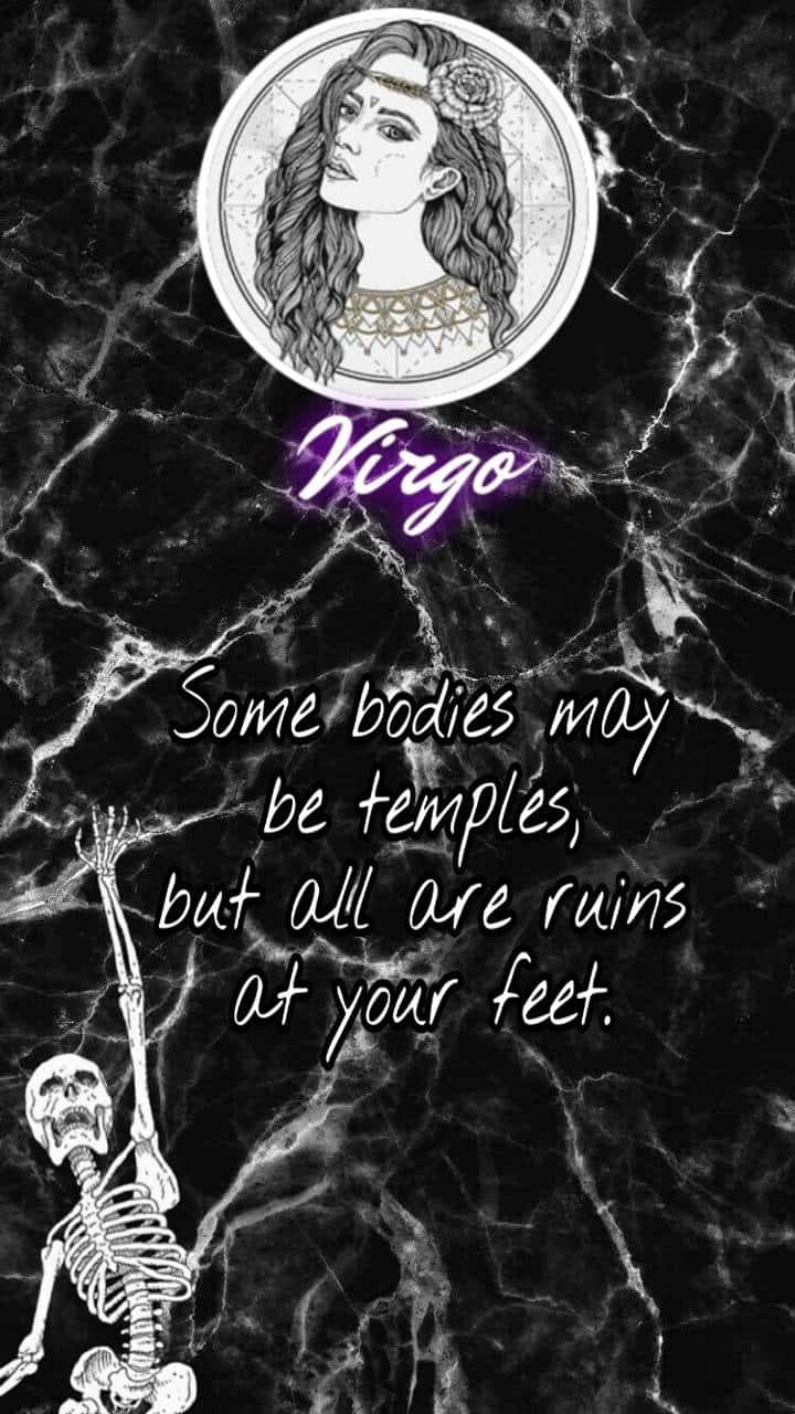 A Beautiful Piece Of Artwork Representing Virgo Aesthetics