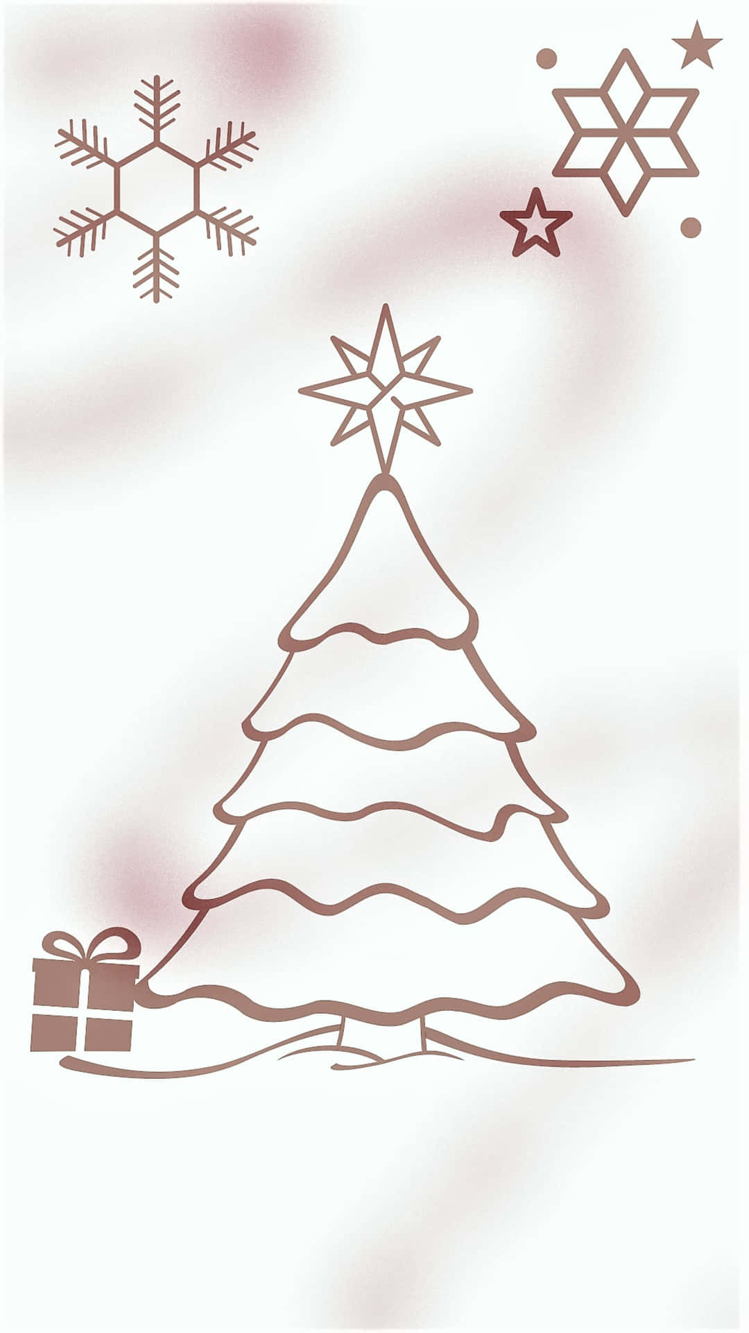 A Beautiful Pink Christmas Tree To Add Festive Cheer To Your Holiday Celebrations. Background