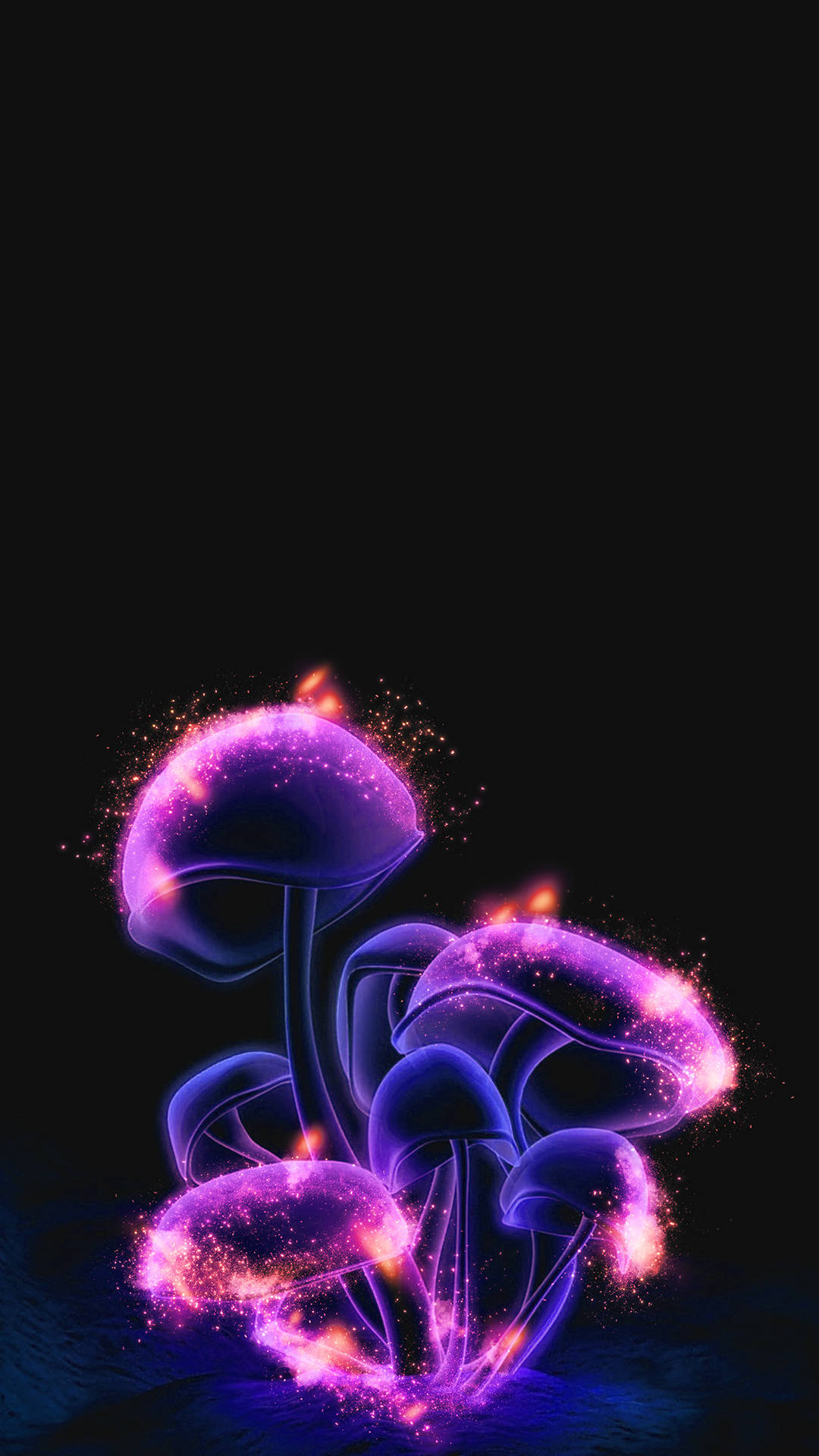 A Beautiful Psychedelic Mushroom Background