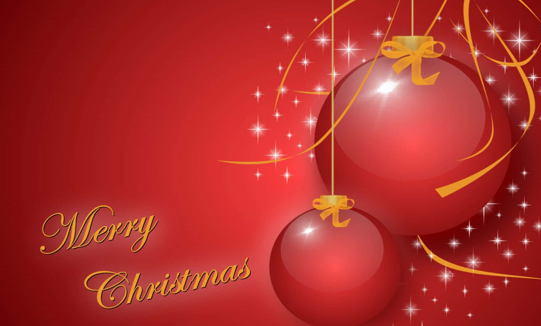 A Beautiful, Red Christmas Aesthetic Background