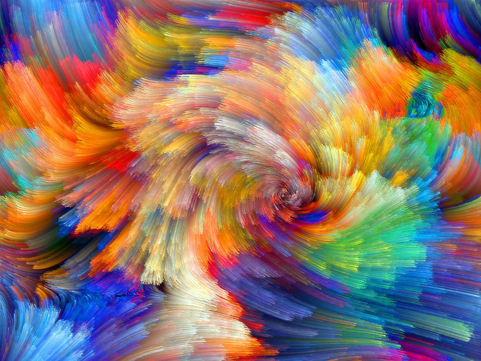 A Beautiful Swirl Of Color And Light Background