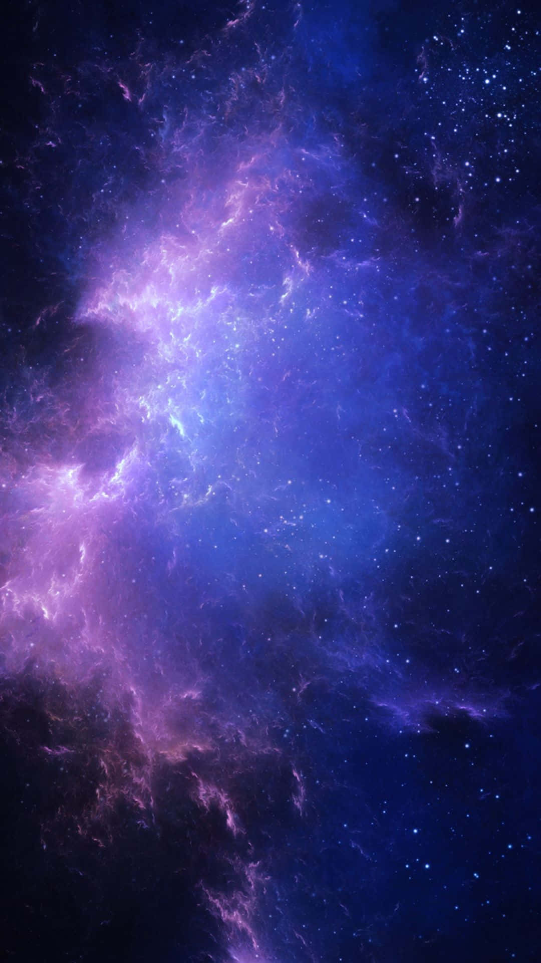 A Beautiful View Of A Starry Night Sky Full Of Galaxies. Background