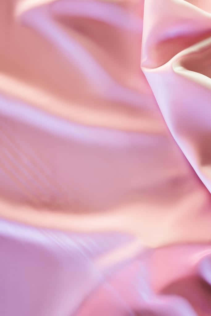 A Beautiful View Of Pink Silk Aesthetic Background