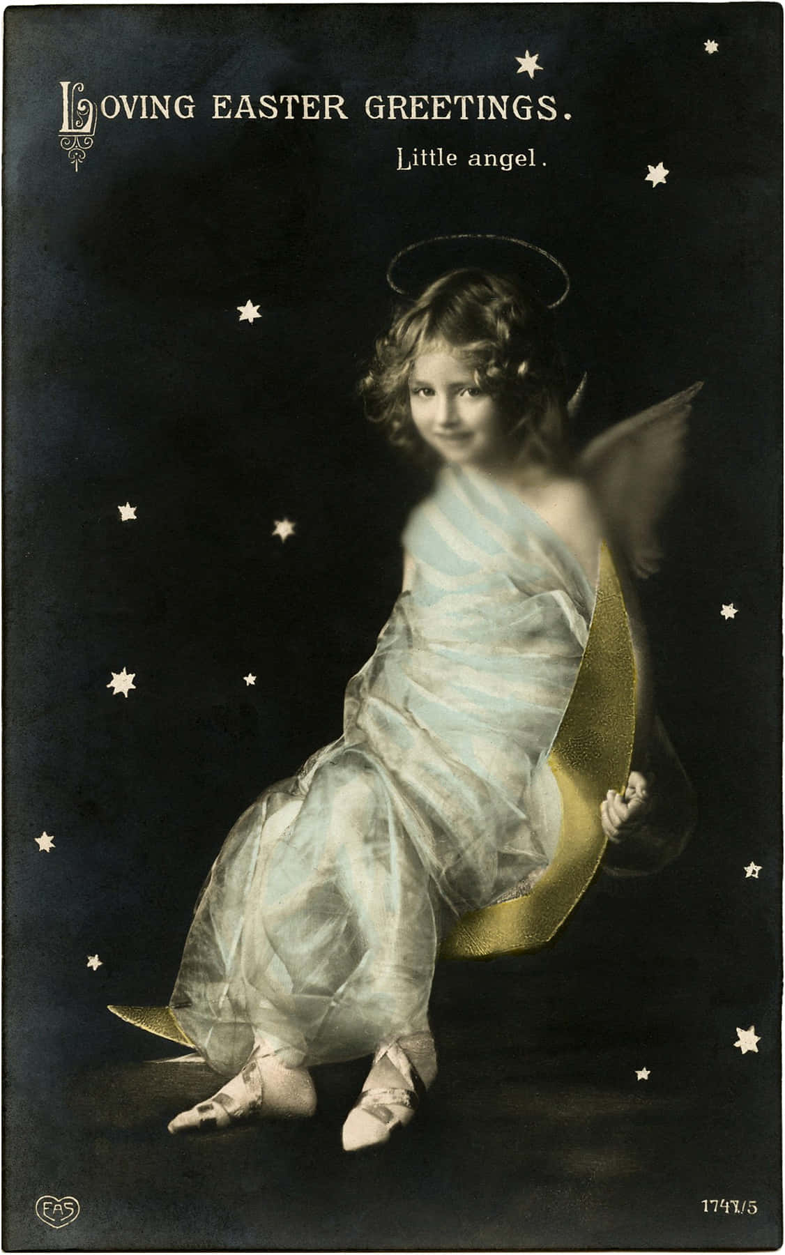 “a Beautiful Vintage Angel Taking Flight” Background