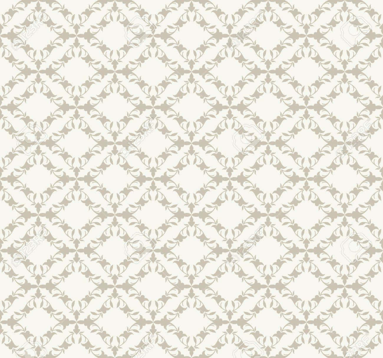 A Beige And White Floral Pattern Background