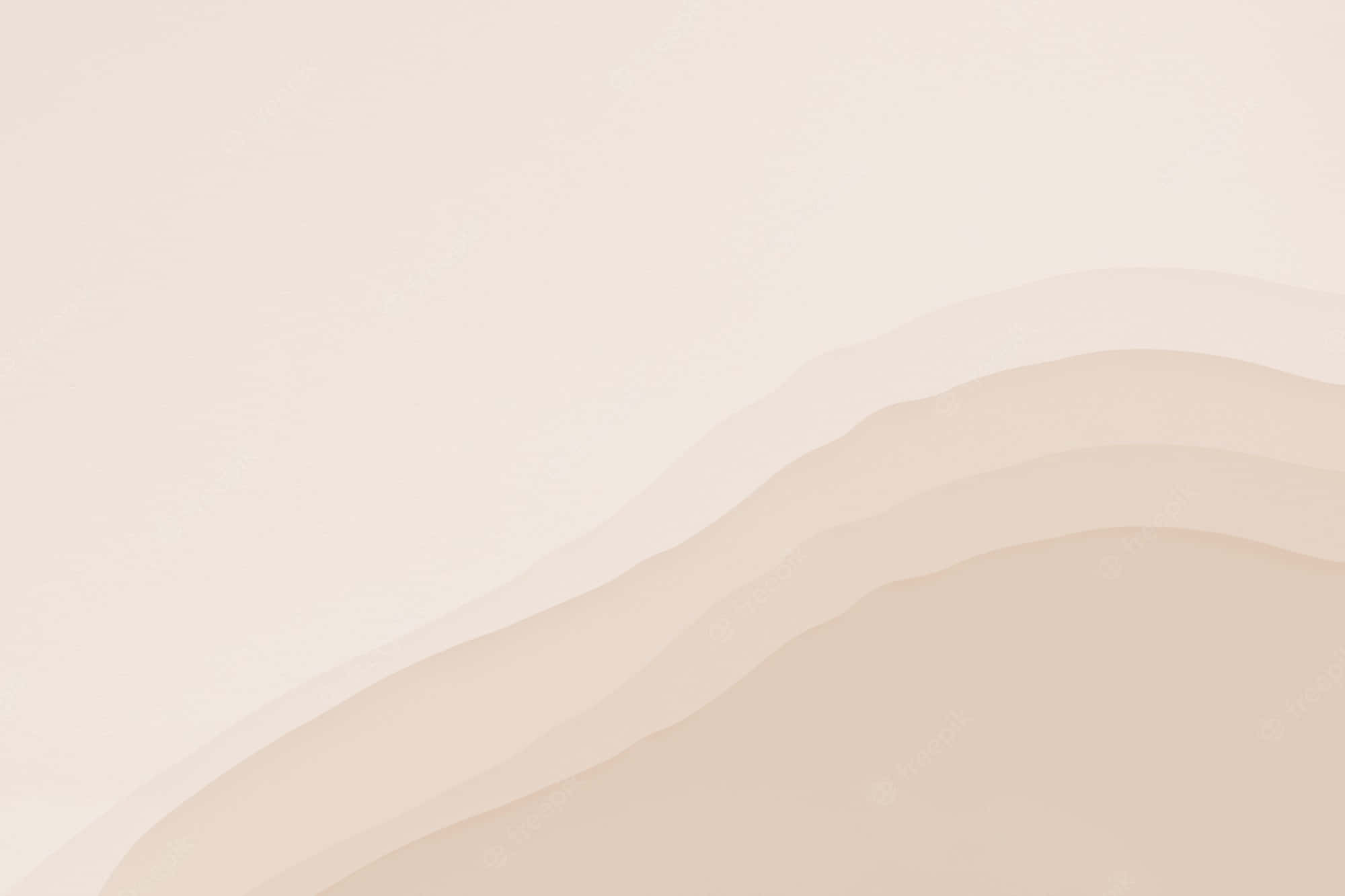 A Beige Background With A Wave