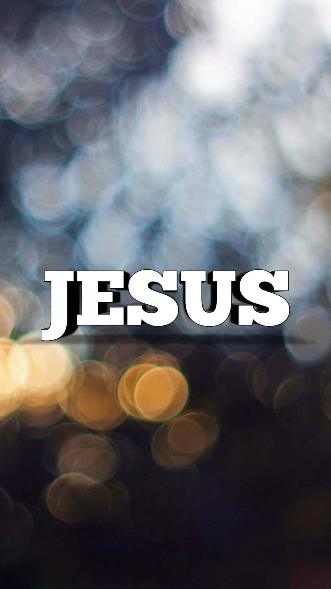 A Bible Open With A Jesus Christ Of The Latter-day Saints Iphone Wallpaper In The Background. Background
