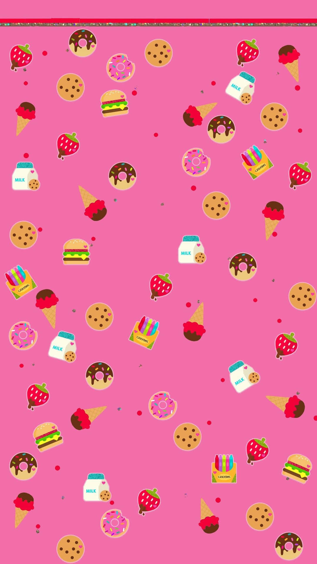 A Big, Adorable Eyes Emoji Background