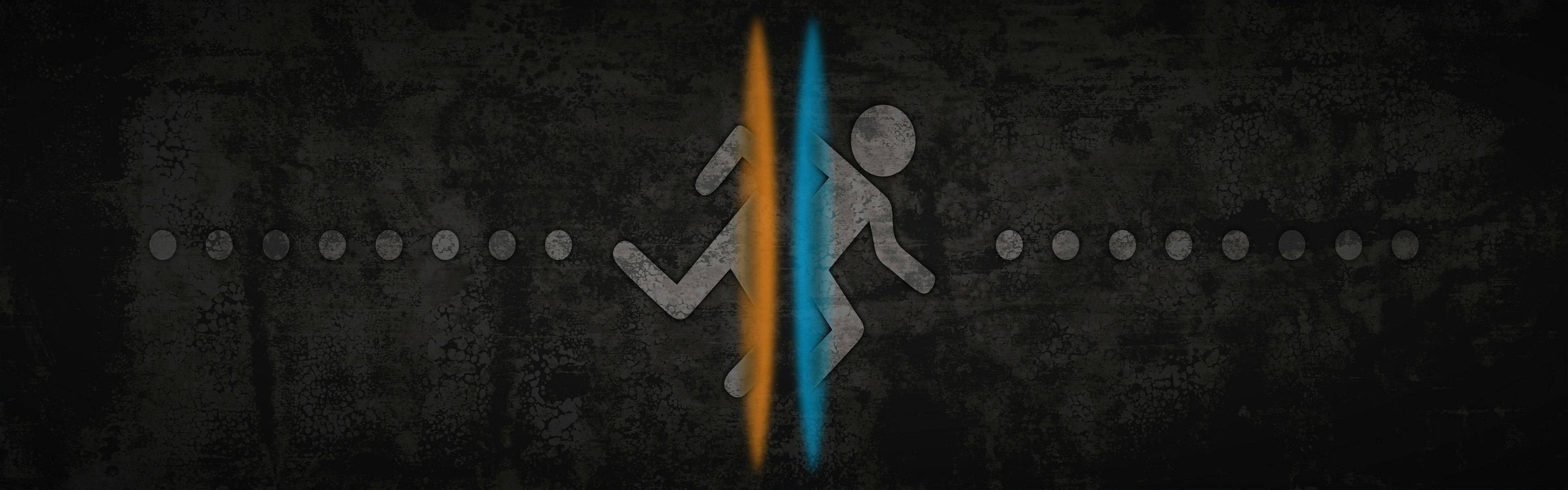 A Black And Blue Logo With A Man Running Background