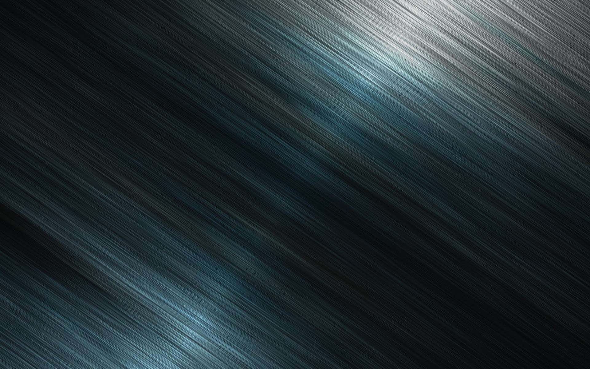 A Black And Blue Metal Background With A Light Streak