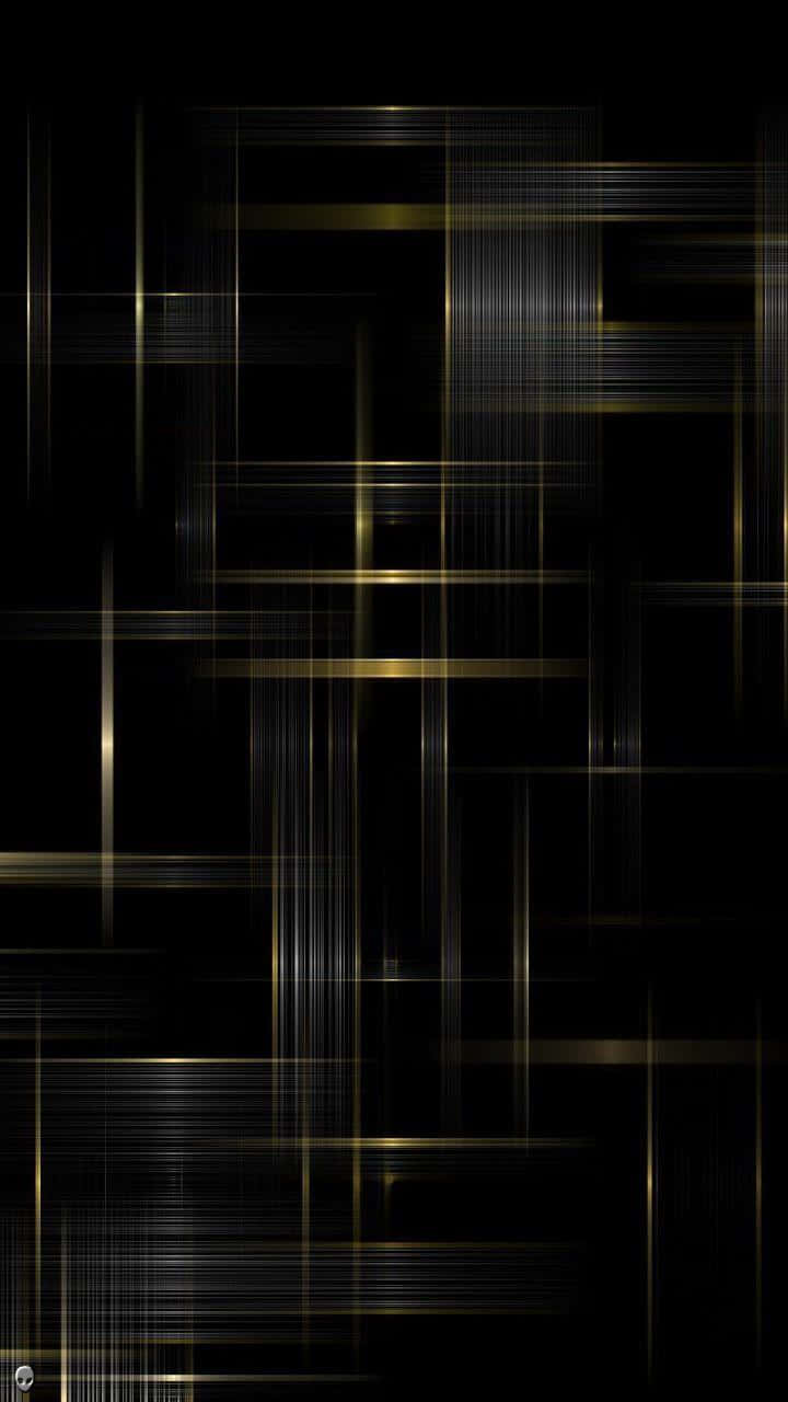 A Black And Gold Abstract Background Background