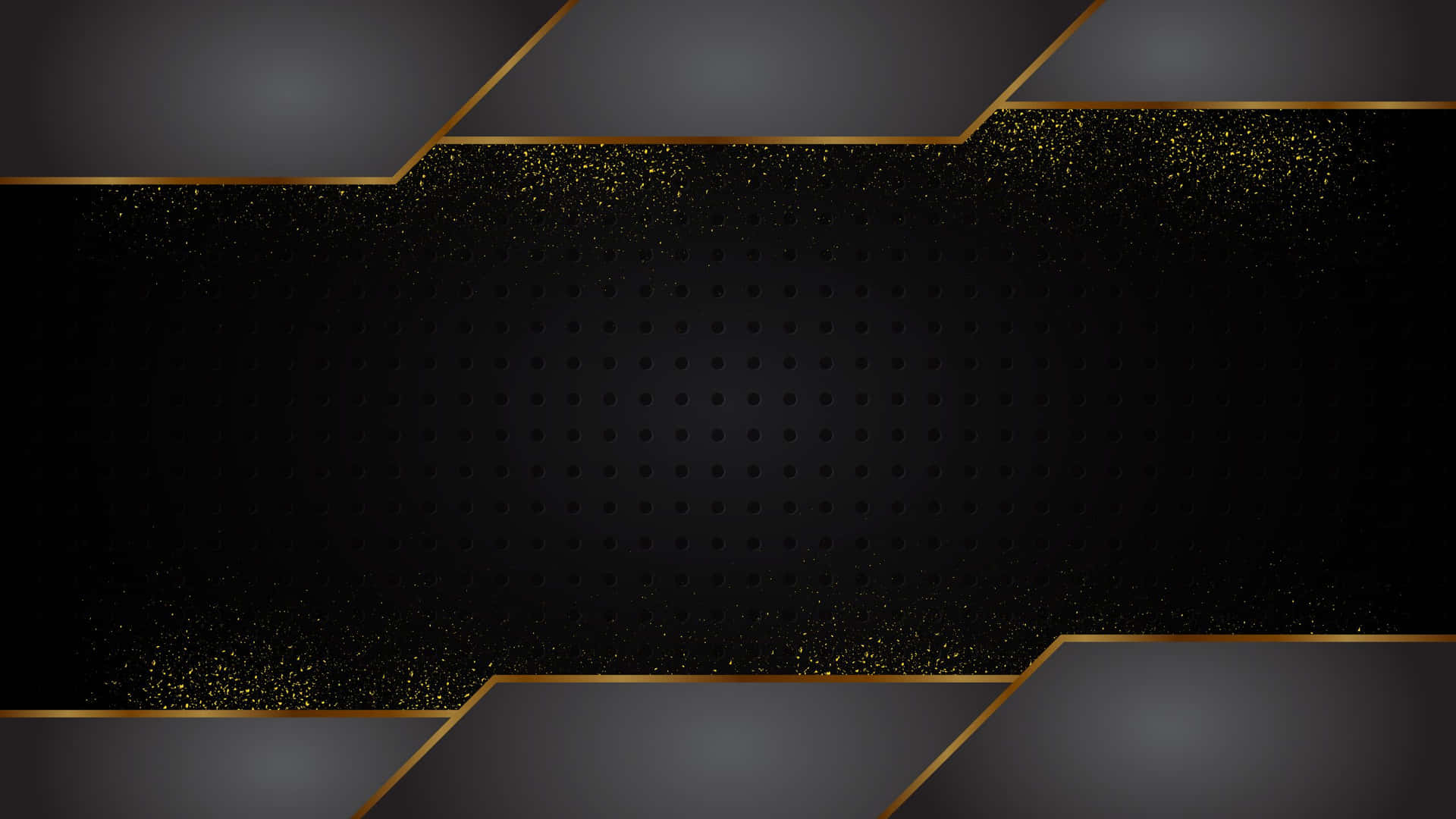 A Black And Gold Background With A Gold Stripe Background