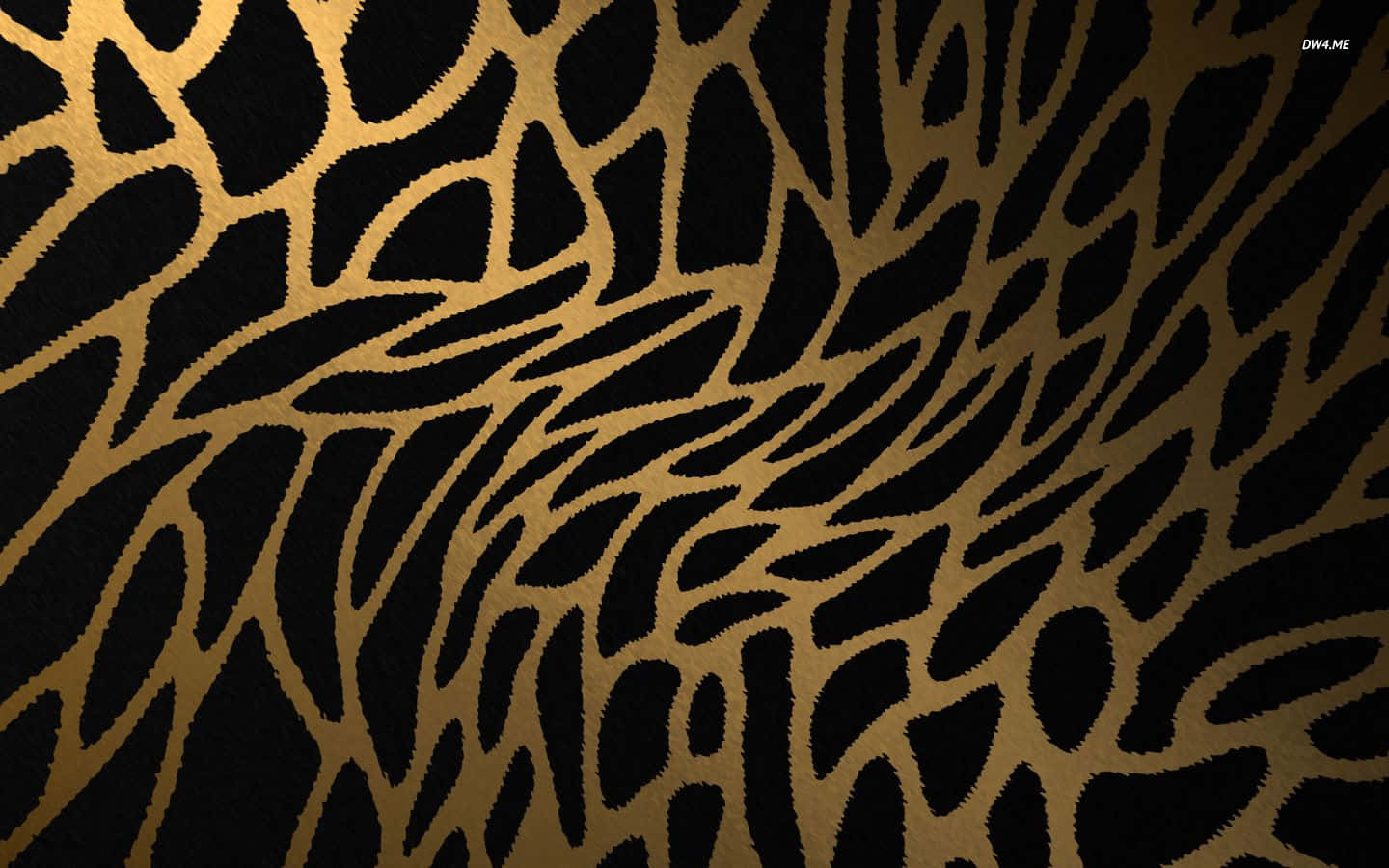 A Black And Gold Pattern Wallpaper Background