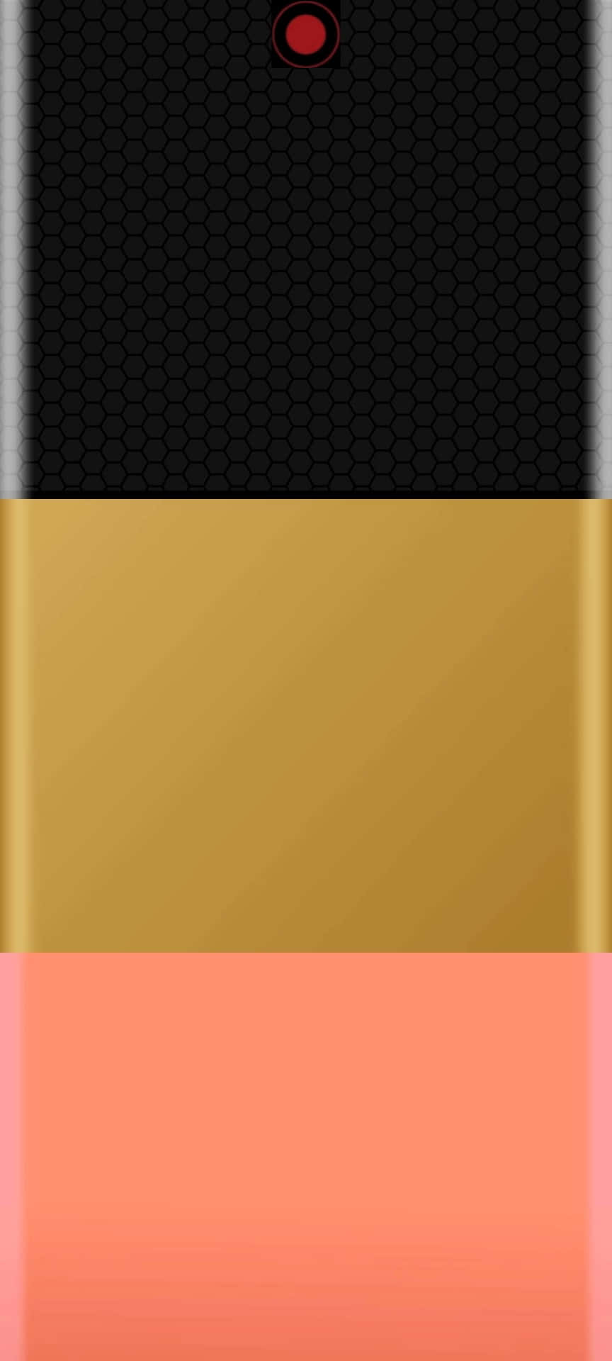 A Black And Gold Phone Case With A Gold And Black Background Background