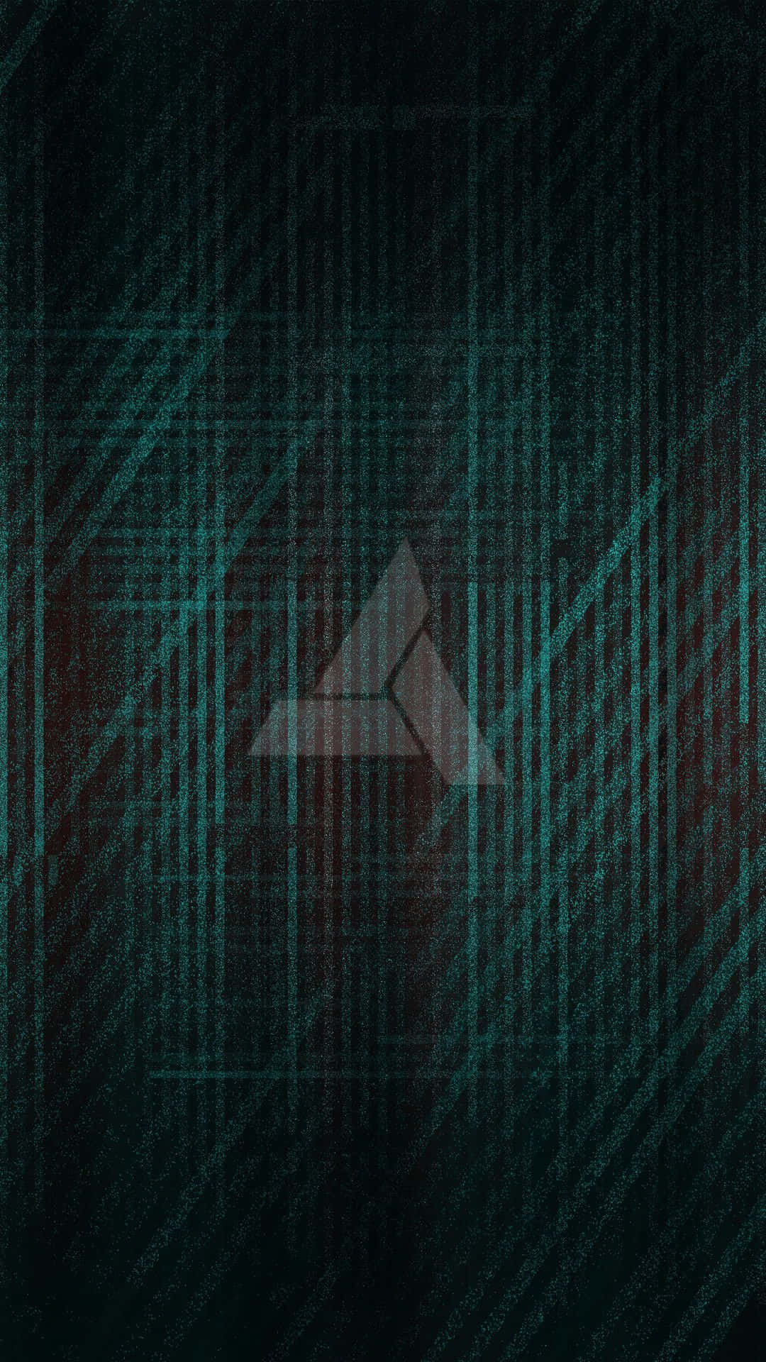 A Black And Green Background With A Triangle Logo Background