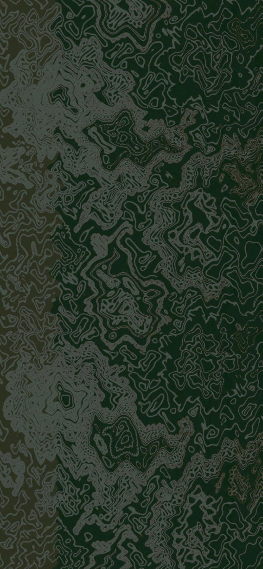 A Black And Green Wallpaper With Swirls Background