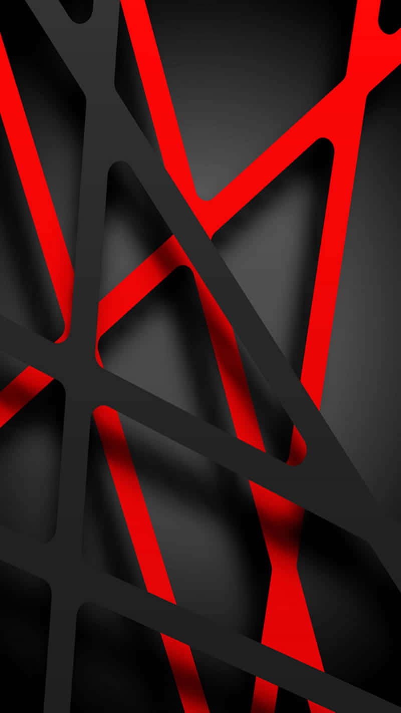 A Black And Red Abstract Background With Lines Background