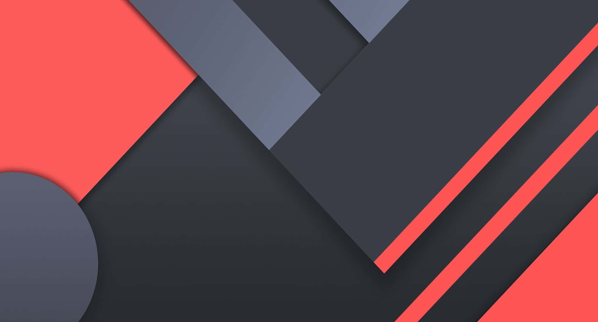 A Black And Red Abstract Design With A V Background