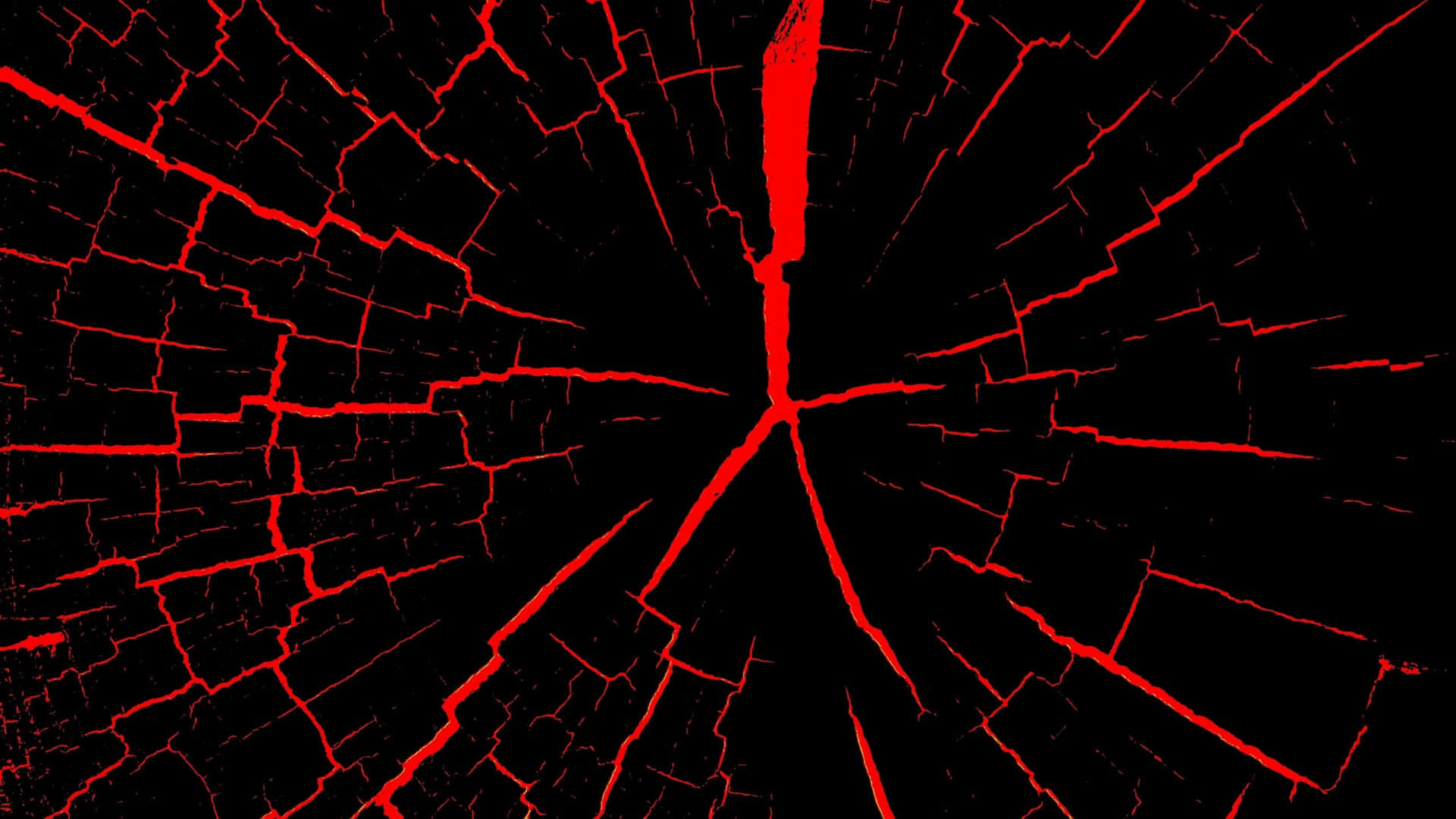 A Black And Red Background With A Crack In It Background