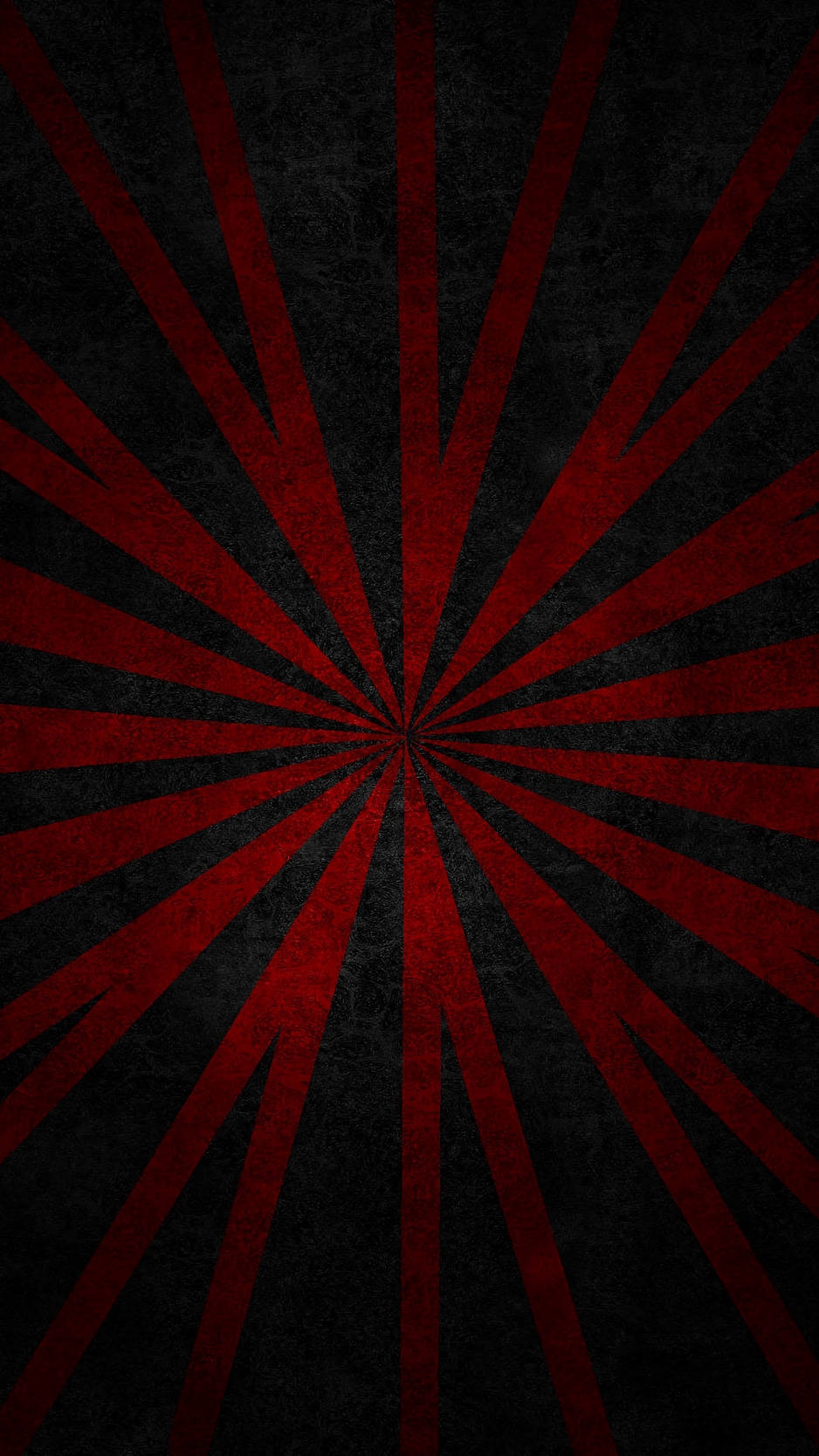 A Black And Red Background With A Red Sunburst Background