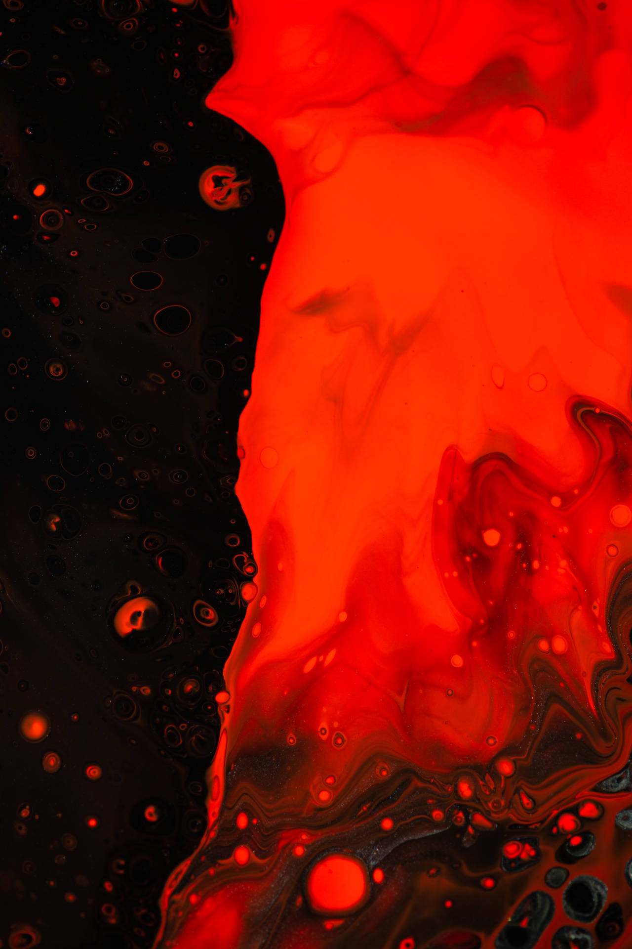 A Black And Red Painting Background