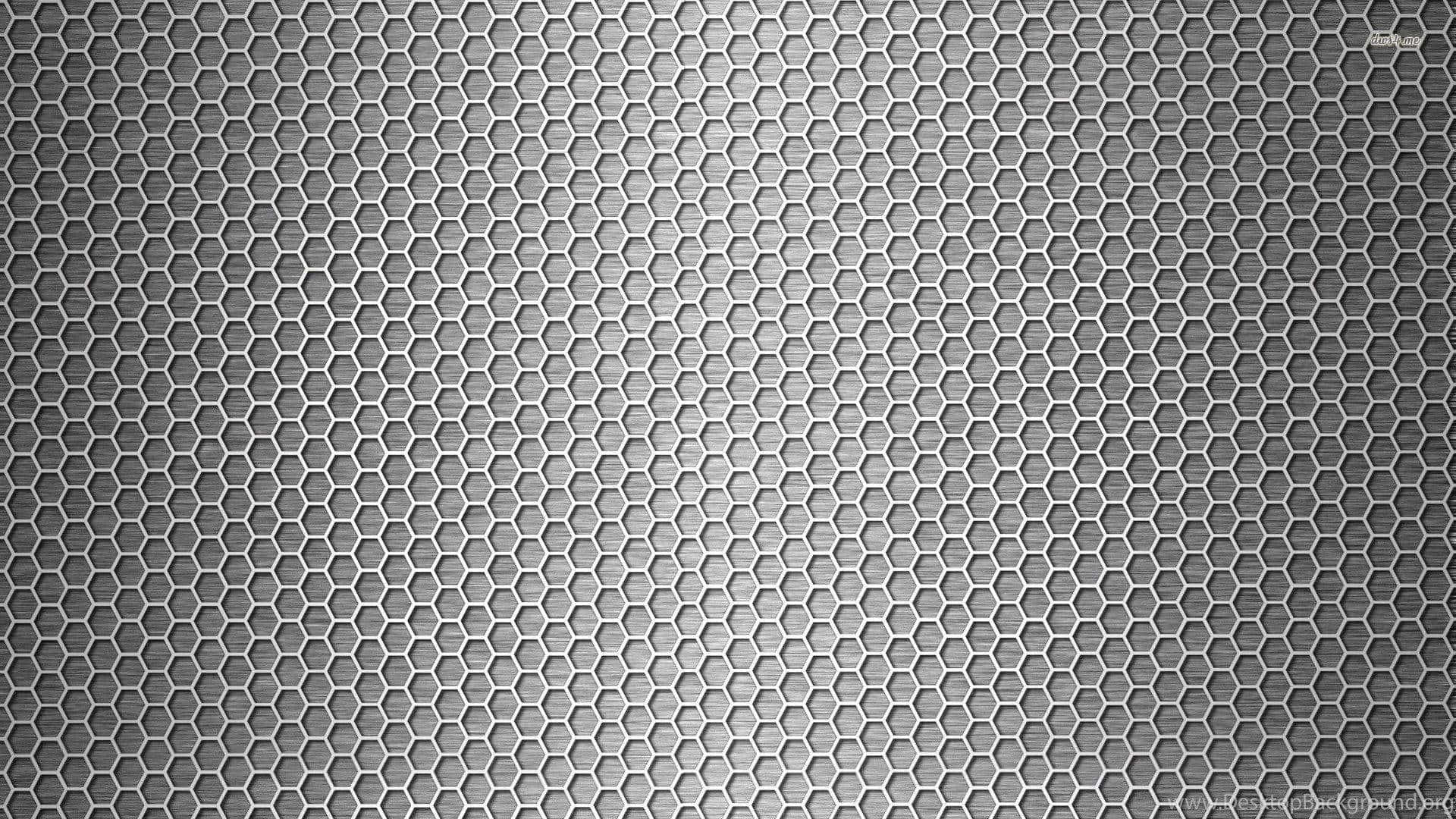 A Black And White Background With A Pattern Of Hexagons Background
