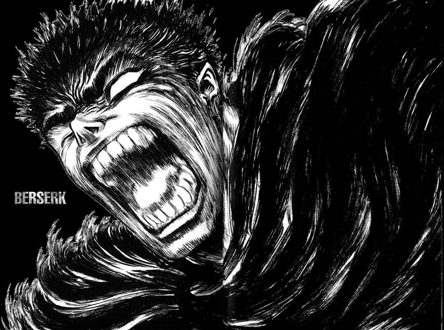 A Black And White Drawing Of A Man With His Mouth Open Background