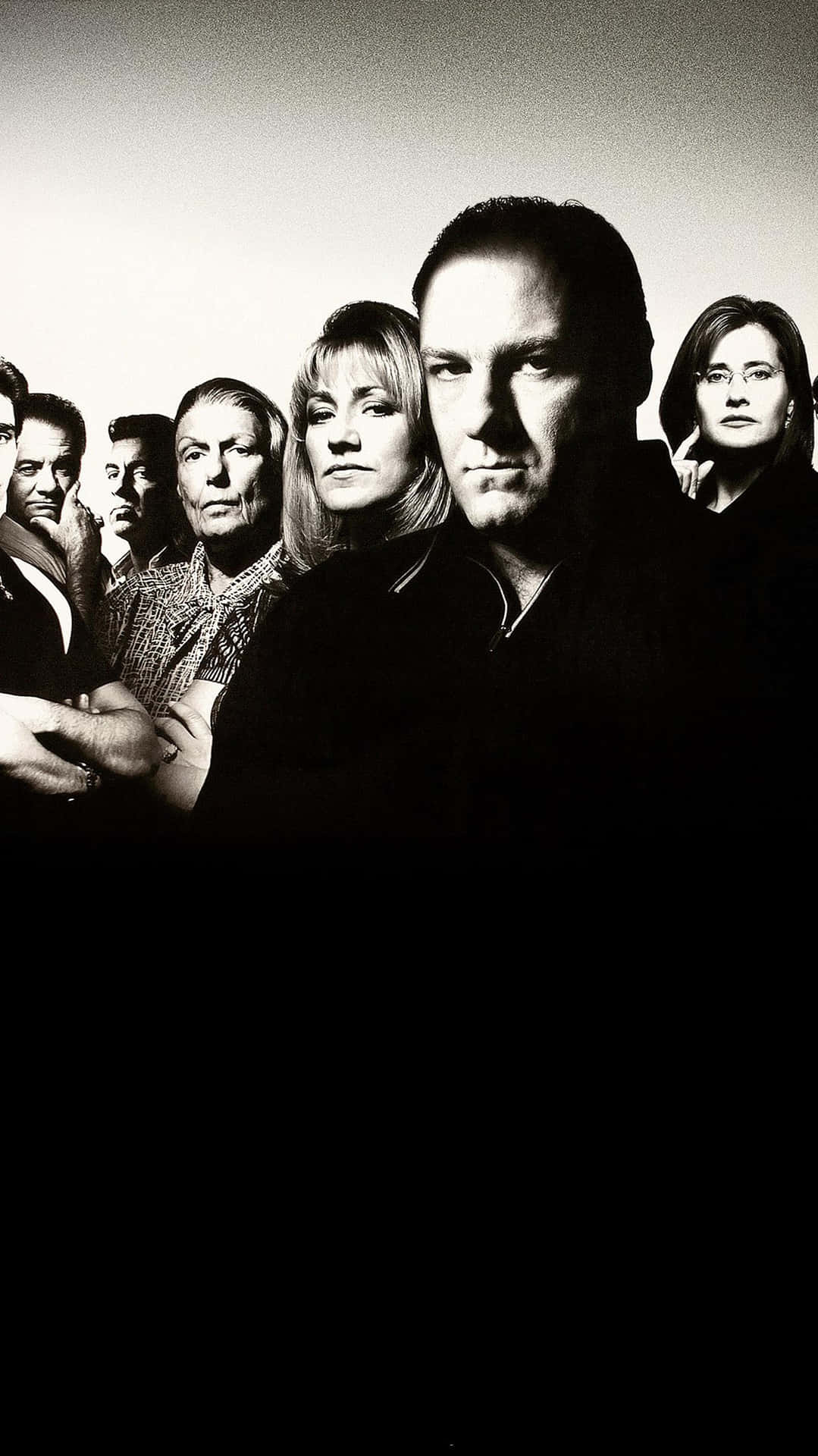 A Black And White Photo Of The Cast Of The Tv Show