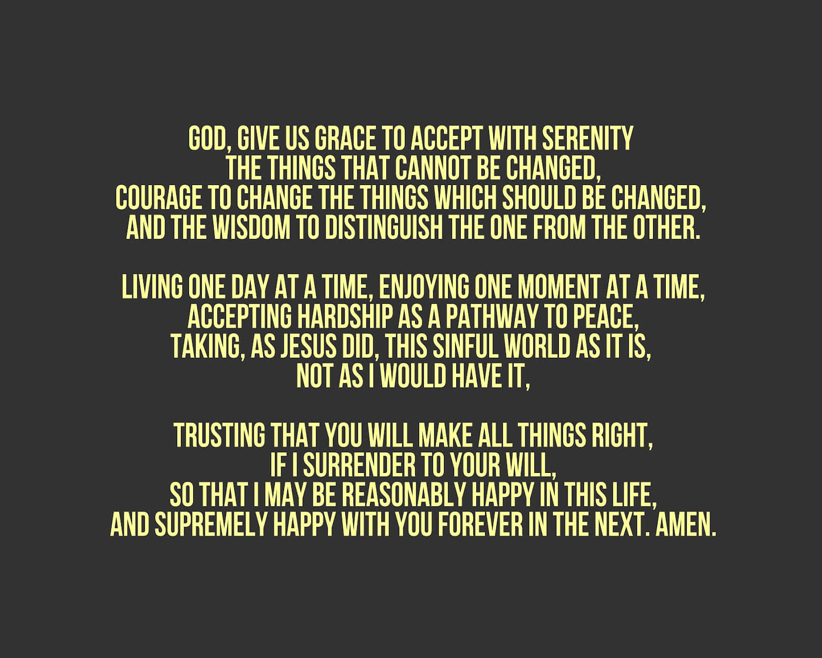 A Black And White Quote That Says God Is Grace Accept