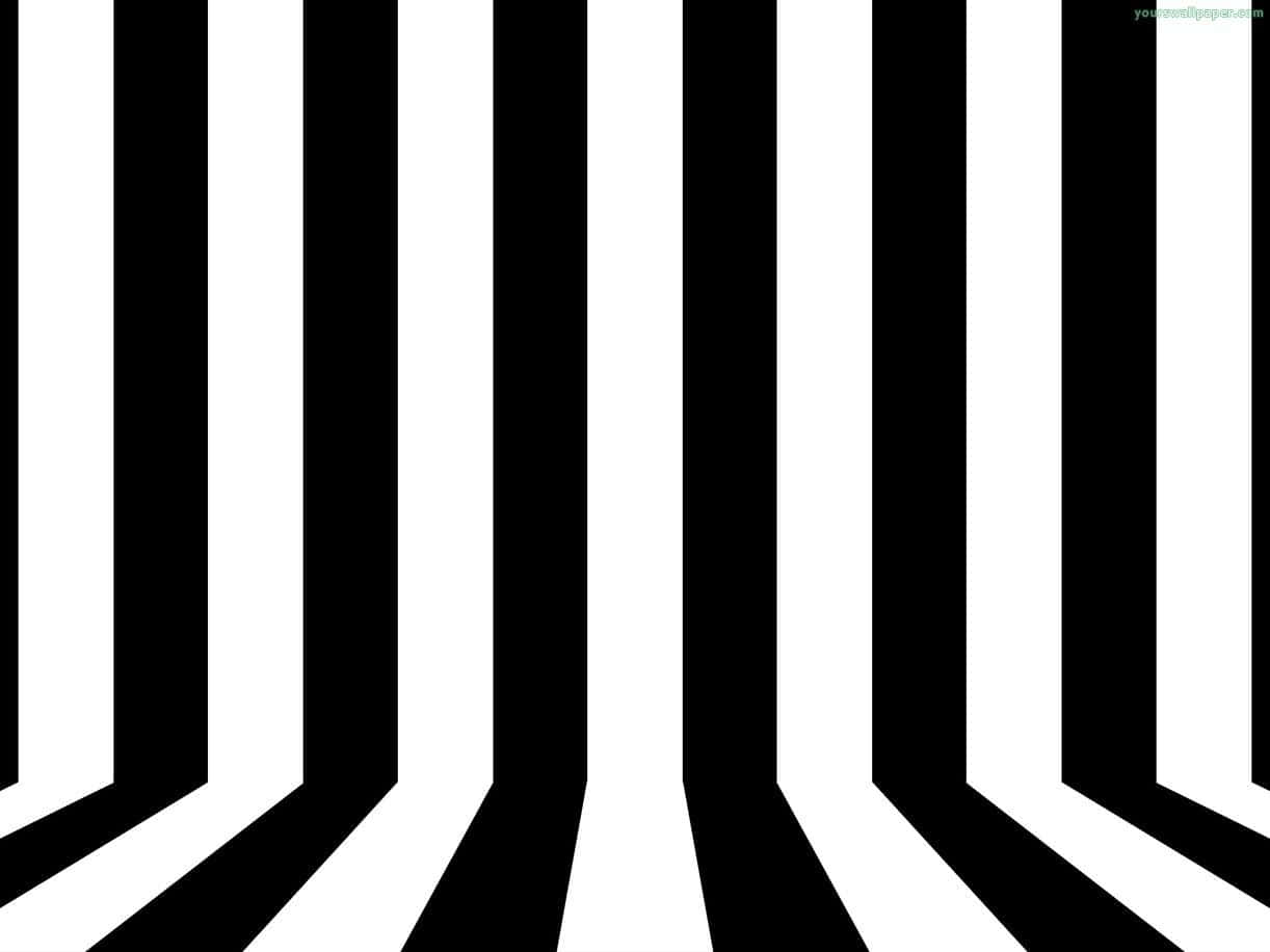 A Black And White Striped Background With A Black And White Striped Wall Background