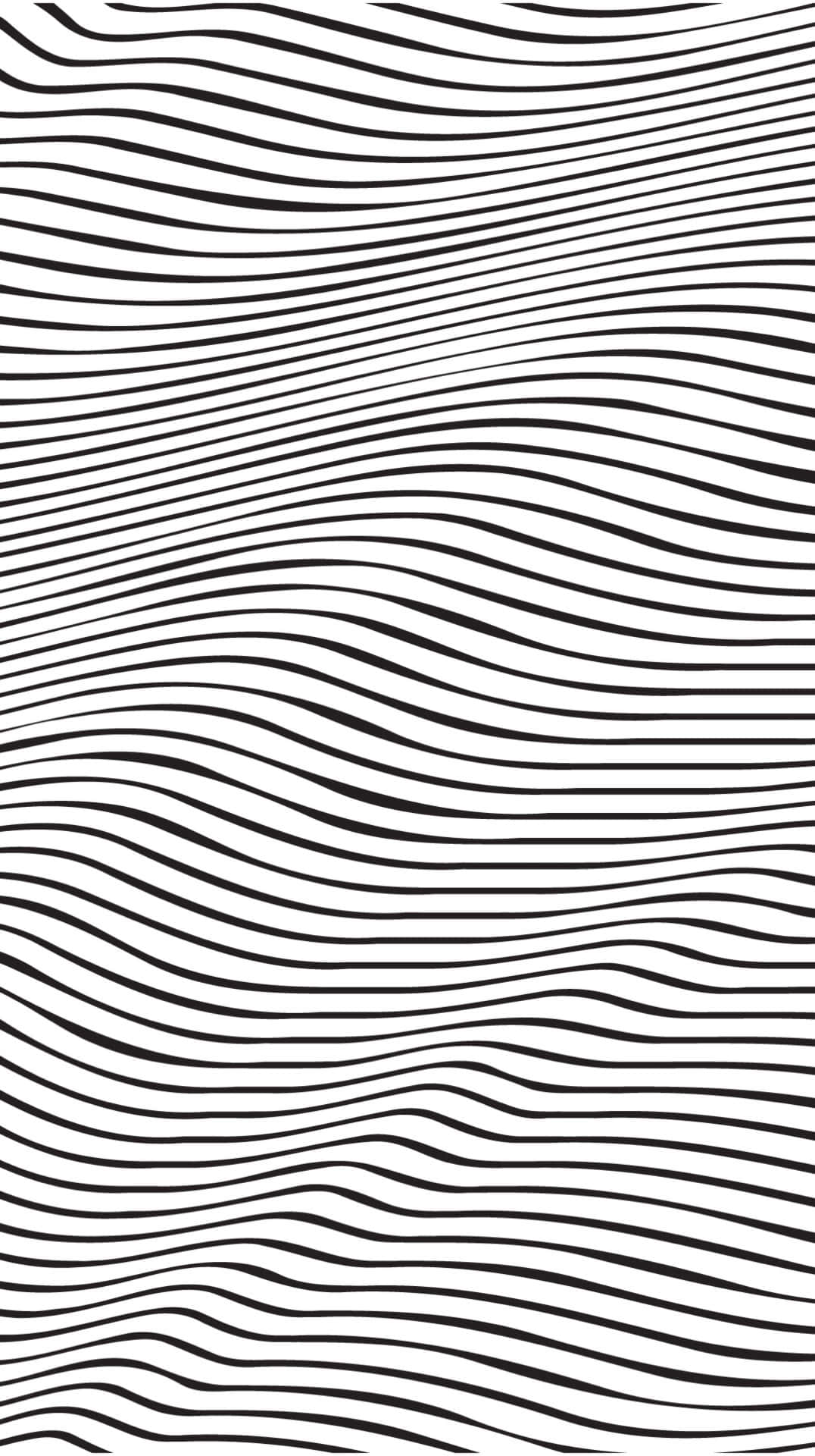 A Black And White Wavy Pattern Background