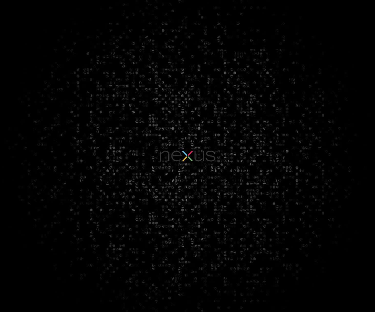 A Black Background With A Pixelated Image Of A Square