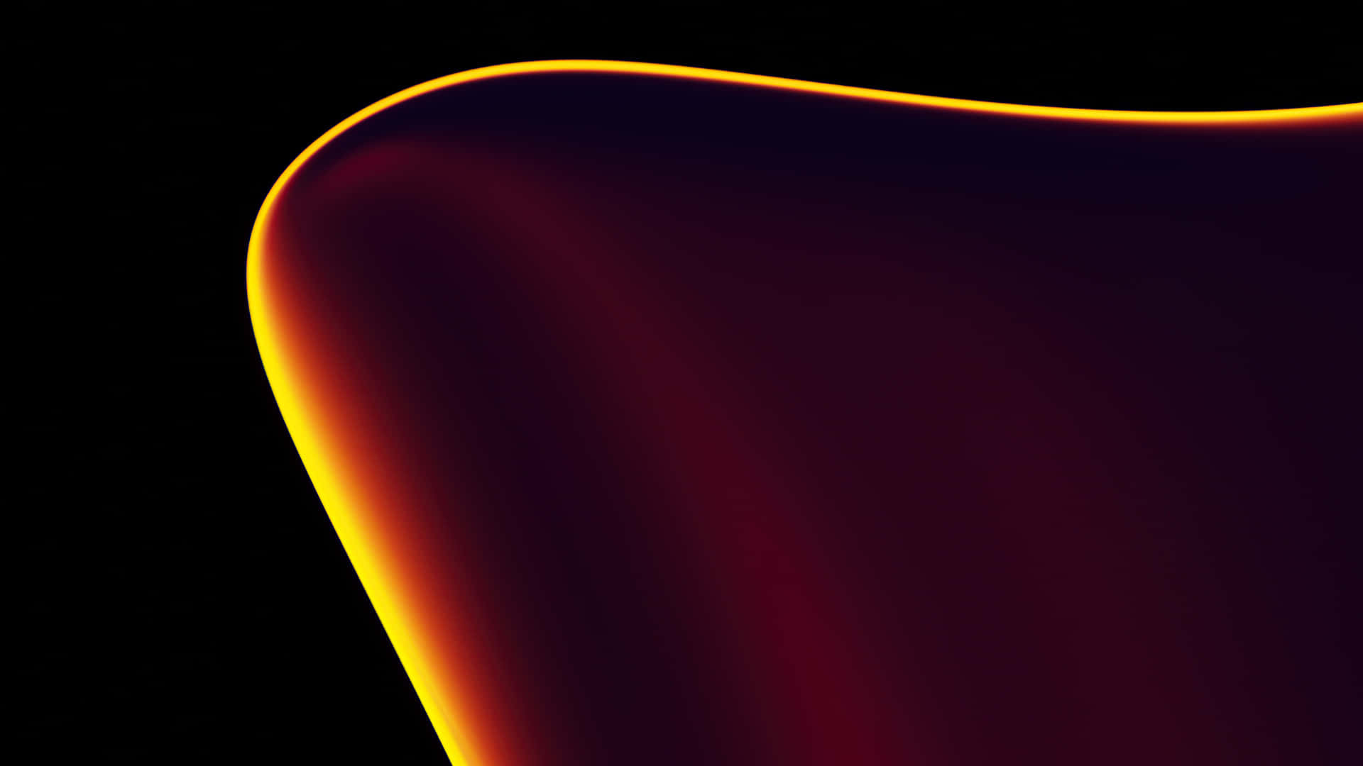 A Black Background With A Yellow And Orange Striped Pattern