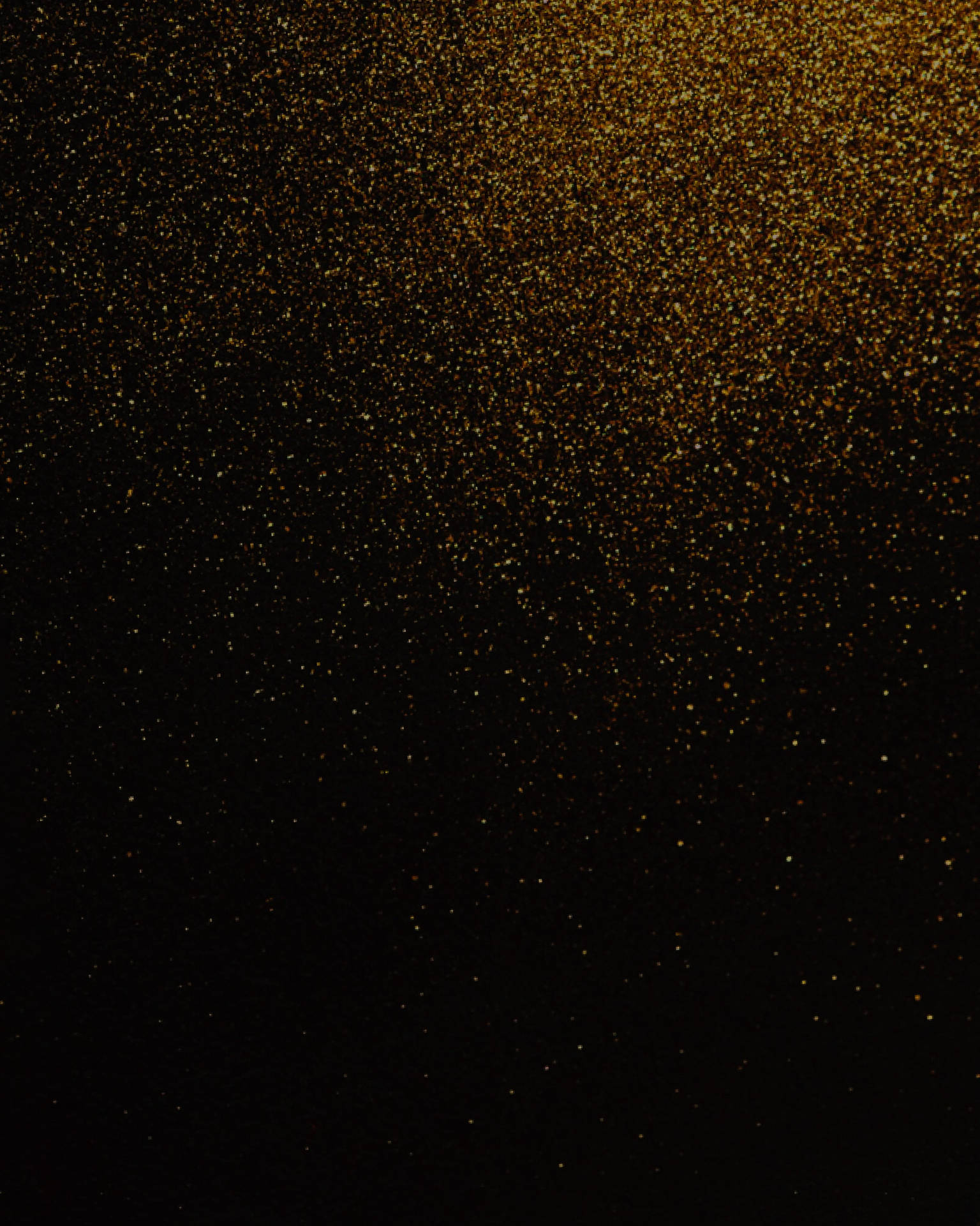 A Black Background With Gold Glitter Background
