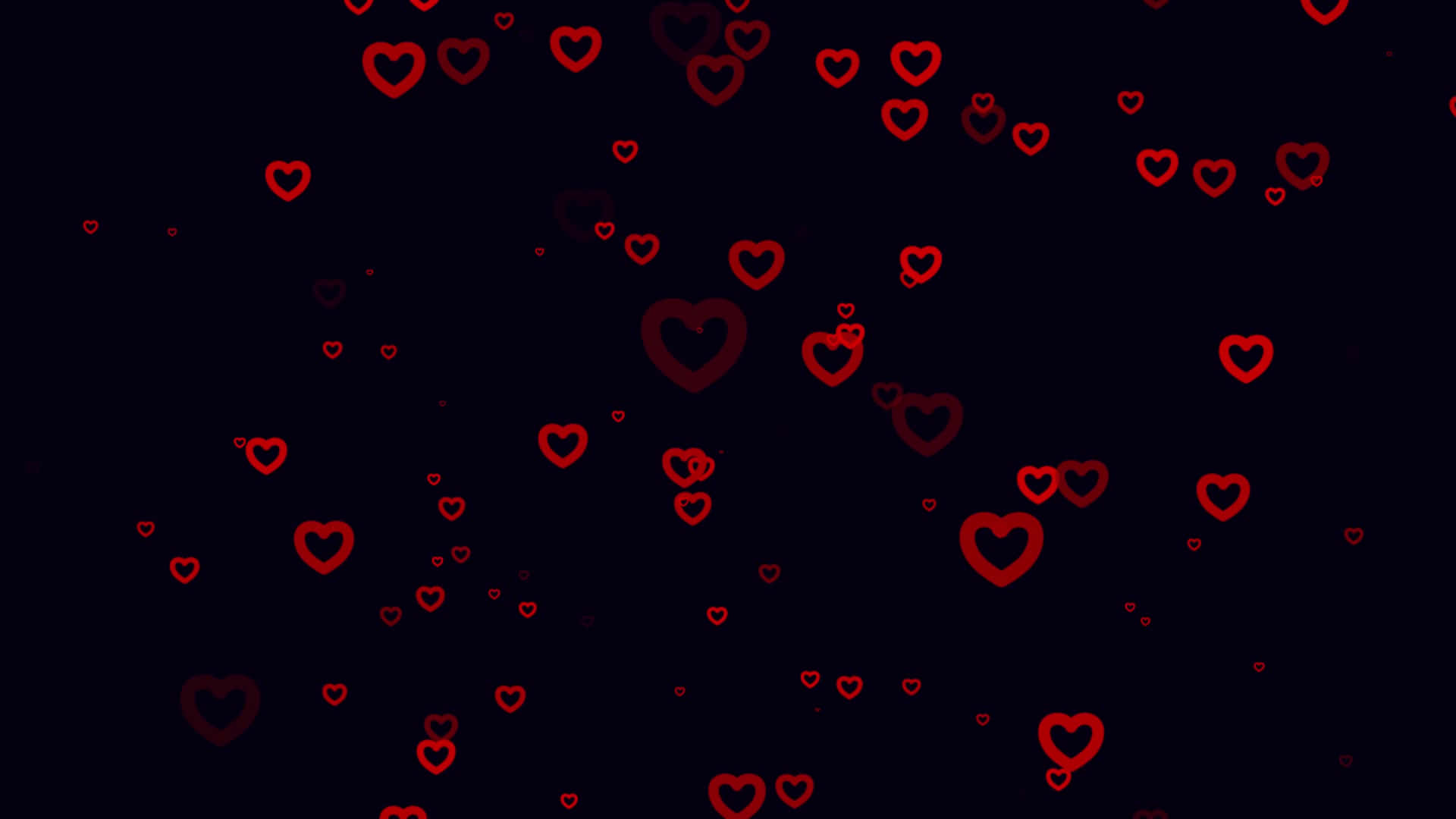 A Black Background With Red Hearts On It Background