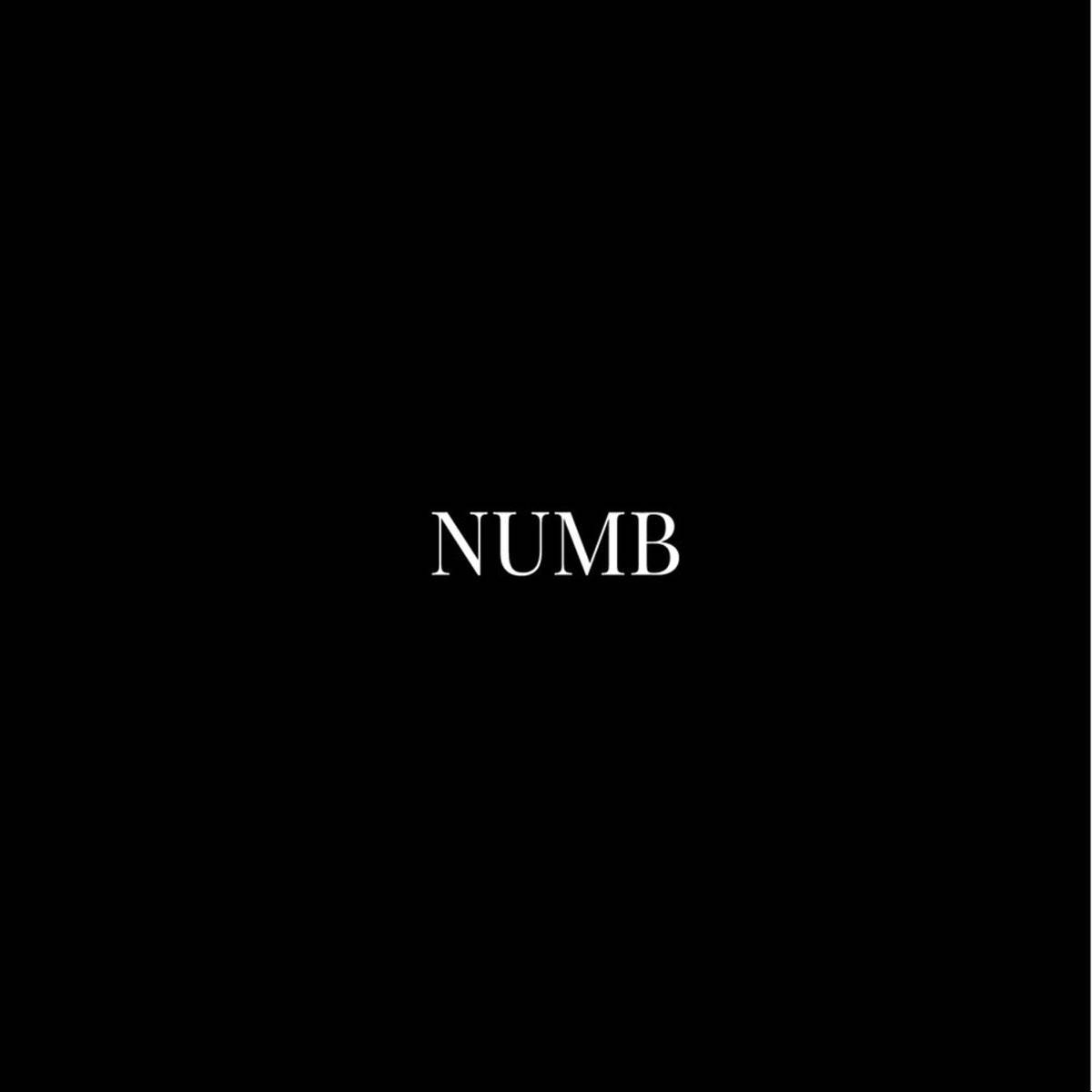 A Black Background With The Word Numb Background