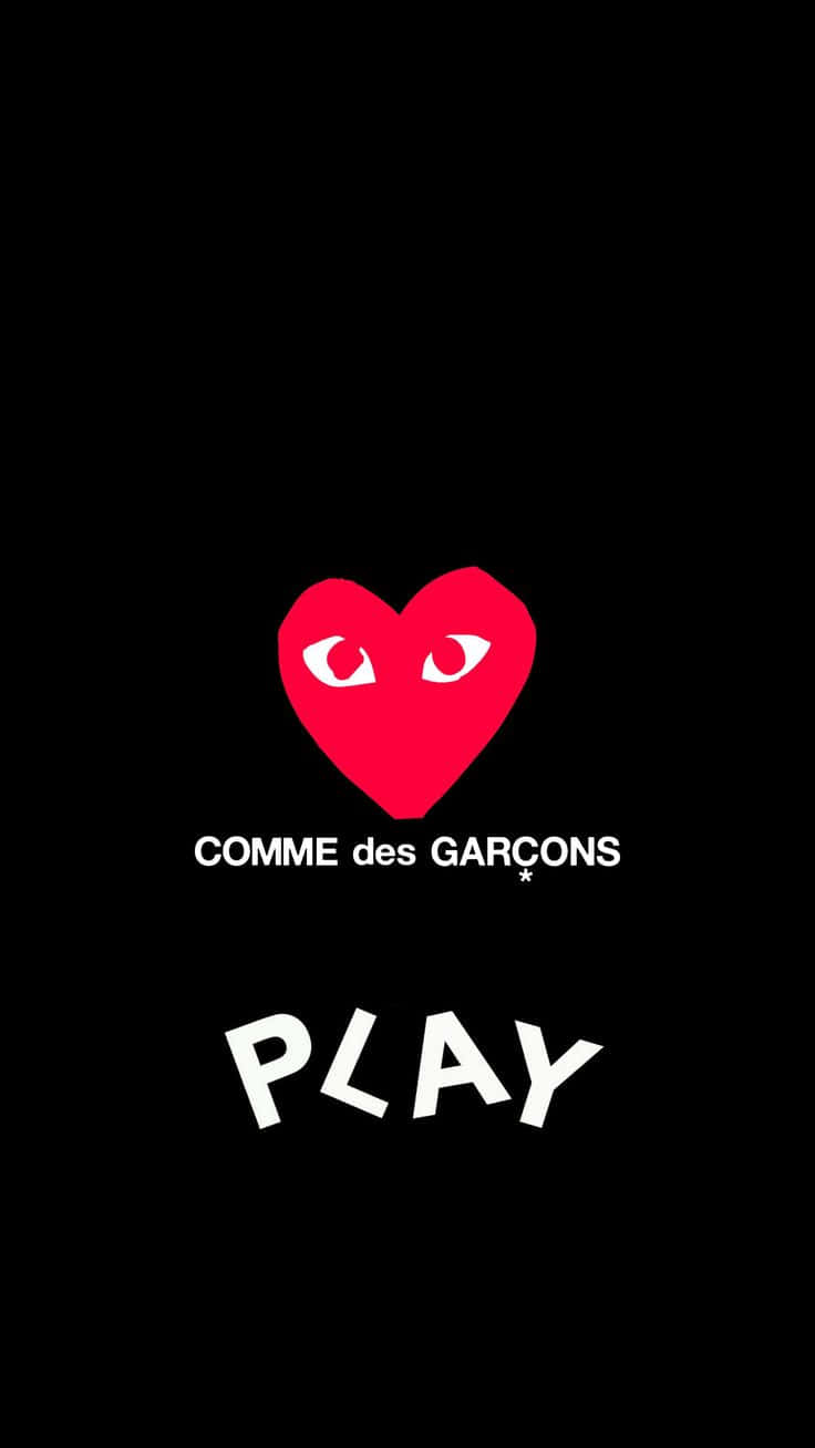 A Black Background With The Words Play On It Background