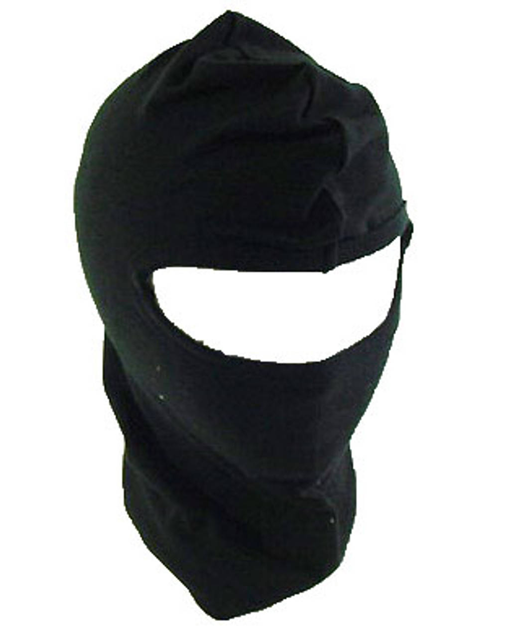 A Black Balaclava On A White Background Background